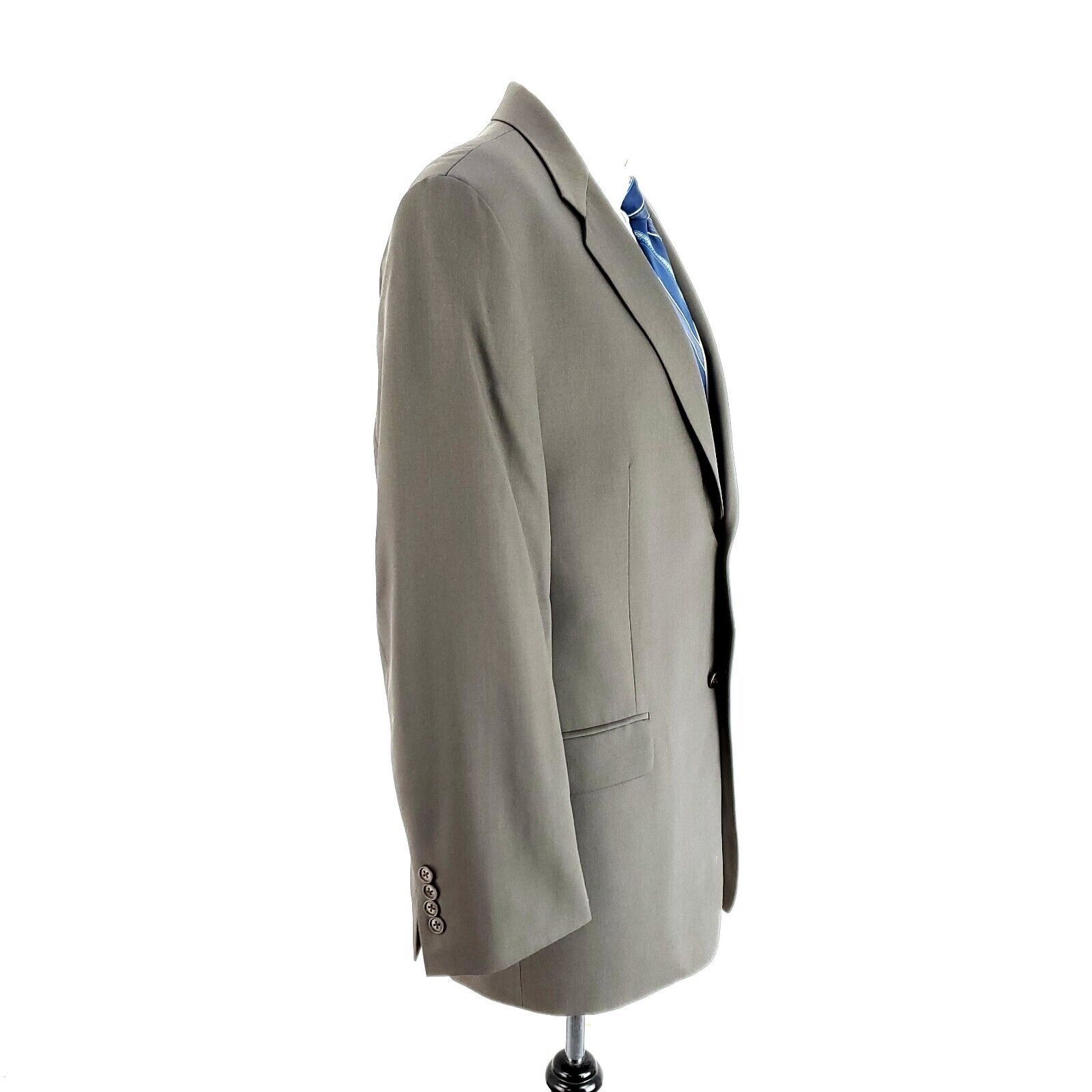 Calvin Klein Calvin Klein Wool Beige 2 Button Blazer 40L Tagged 43R Size 40L - 6 Thumbnail