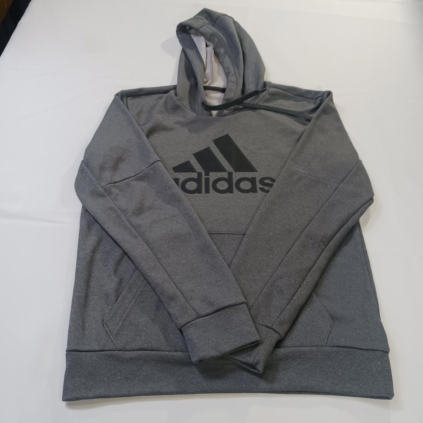 Adidas Adidas RN#88387 Men's Small Gray Hoodie Pullover Sweatshirt Size US S / EU 44-46 / 1 - 1 Thumbnail