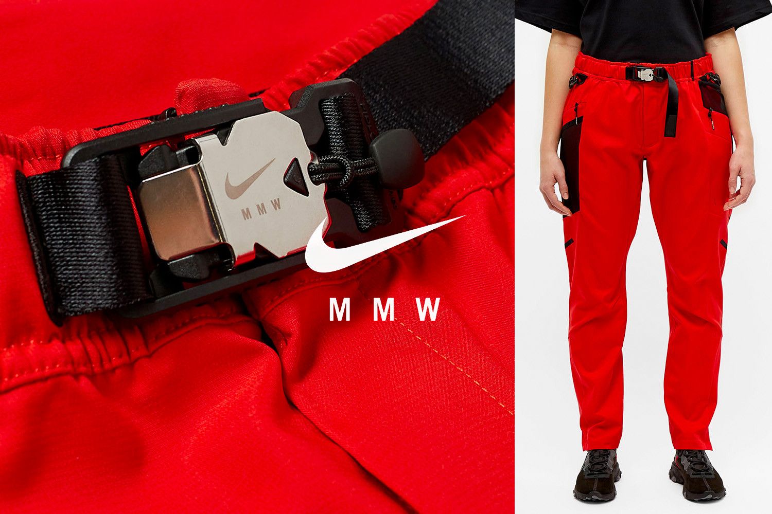 1017 ALYX 9SM × Nike NikeLab Techwear Unisex SE Pant x MMW 'University Red' Large Size US 38 / EU 54 - 14 Thumbnail