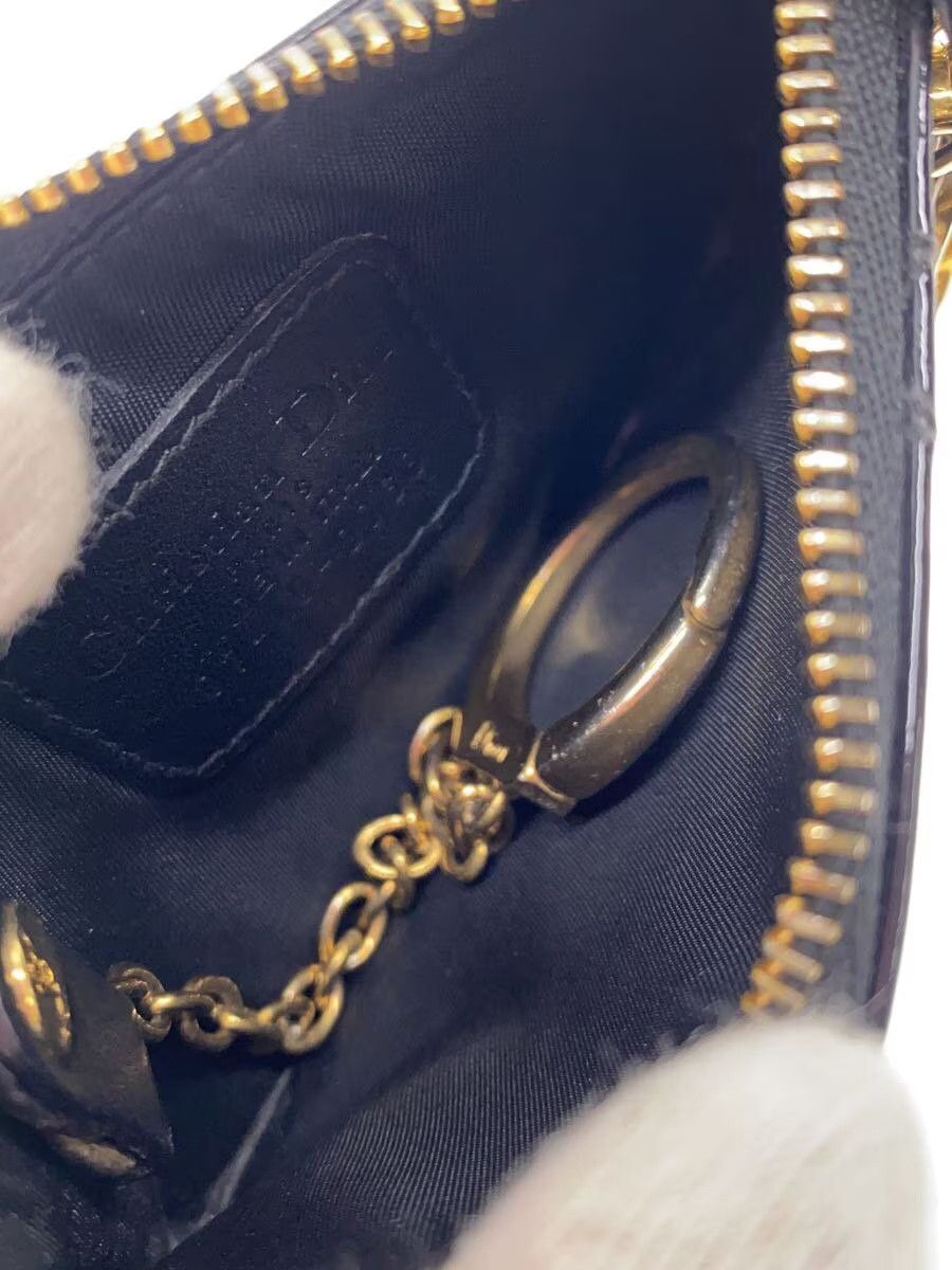 Dior Dior Enamel Coin Case Black Size ONE SIZE - 4 Thumbnail