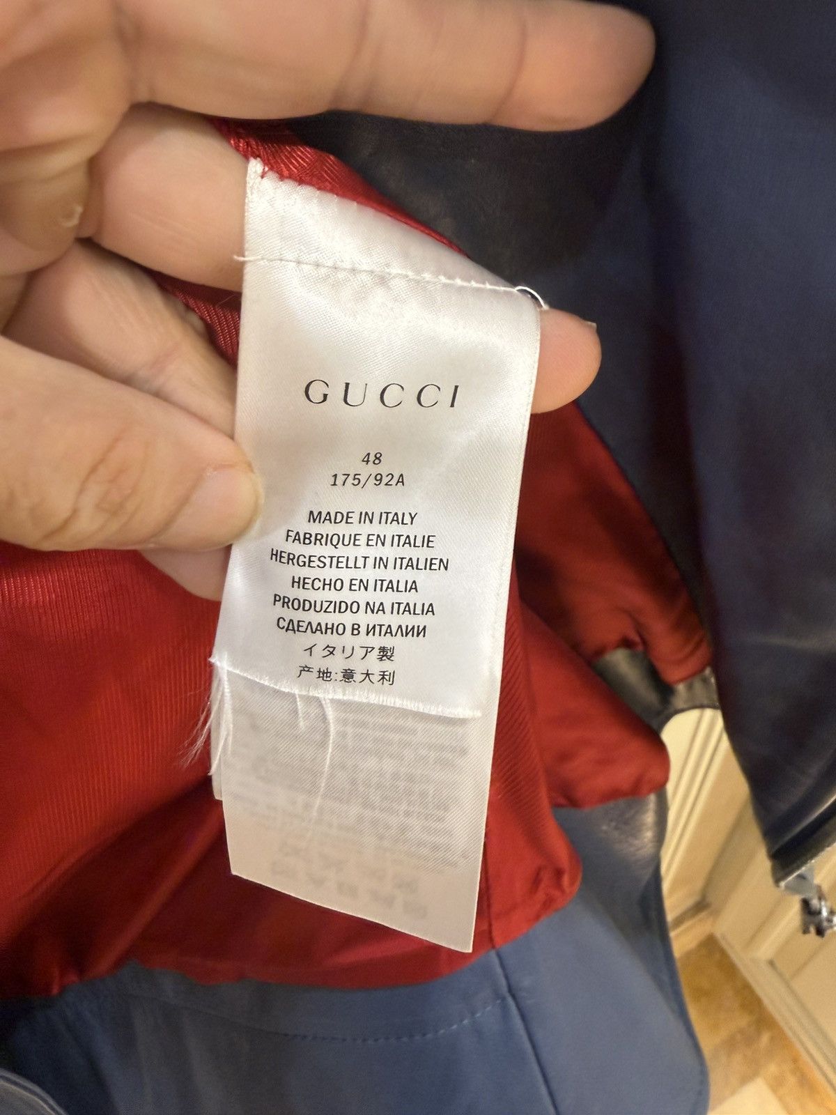Gucci biker jacket size48 Size US M / EU 48-50 / 2 - 8 Thumbnail