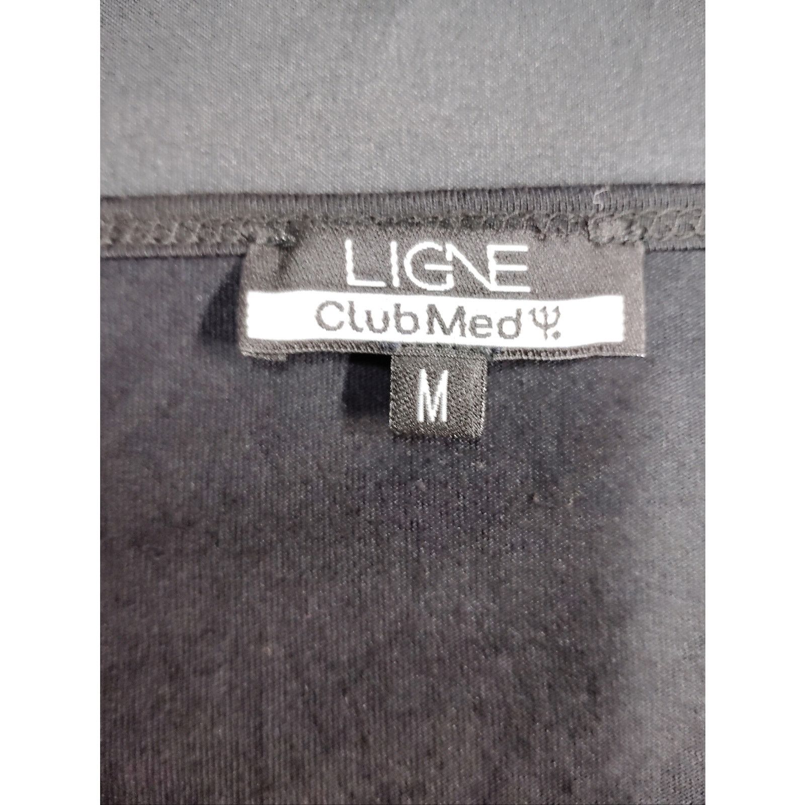 La Ligne Women's Black Jersey Tee with '45' Graphic and Ruched side Size M / US 6-8 / IT 42-44 - 4 Thumbnail
