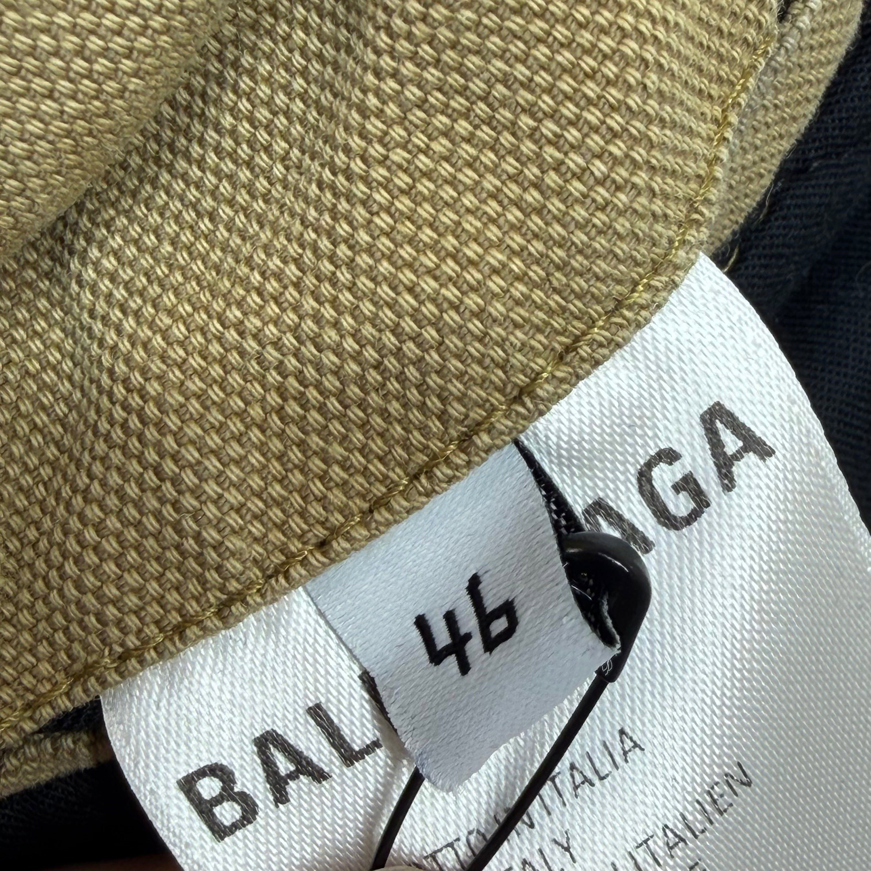 Balenciaga Balenciaga Canvas Zip Up Work Jacket 46 (XXL) Size US XXL / EU 58 / 5 - 5 Thumbnail