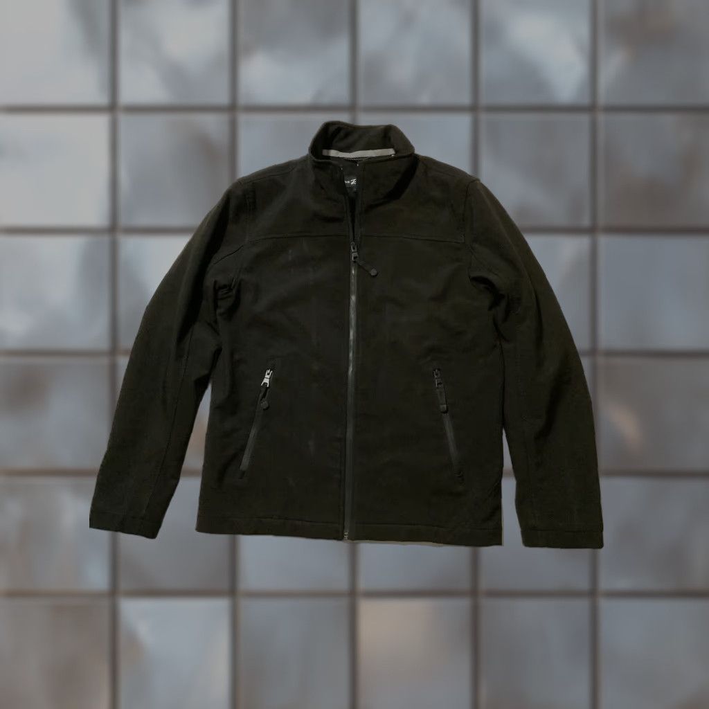 Vintage Black Rivet Softshell Track Jacket Mens Sz. S Full Zip Black Tech Outdoor Travel Size US S / EU 44-46 / 1 - 1 Thumbnail