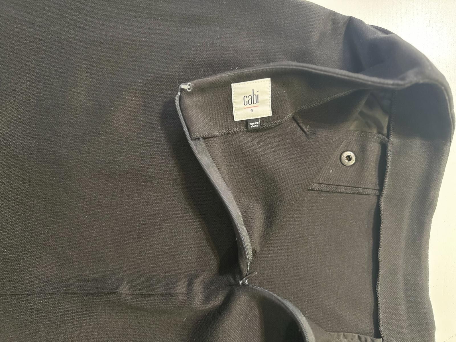Designer Chic Black Button-Up Mini Skirt Size 28" / US 6 / IT 42 - 6 Thumbnail