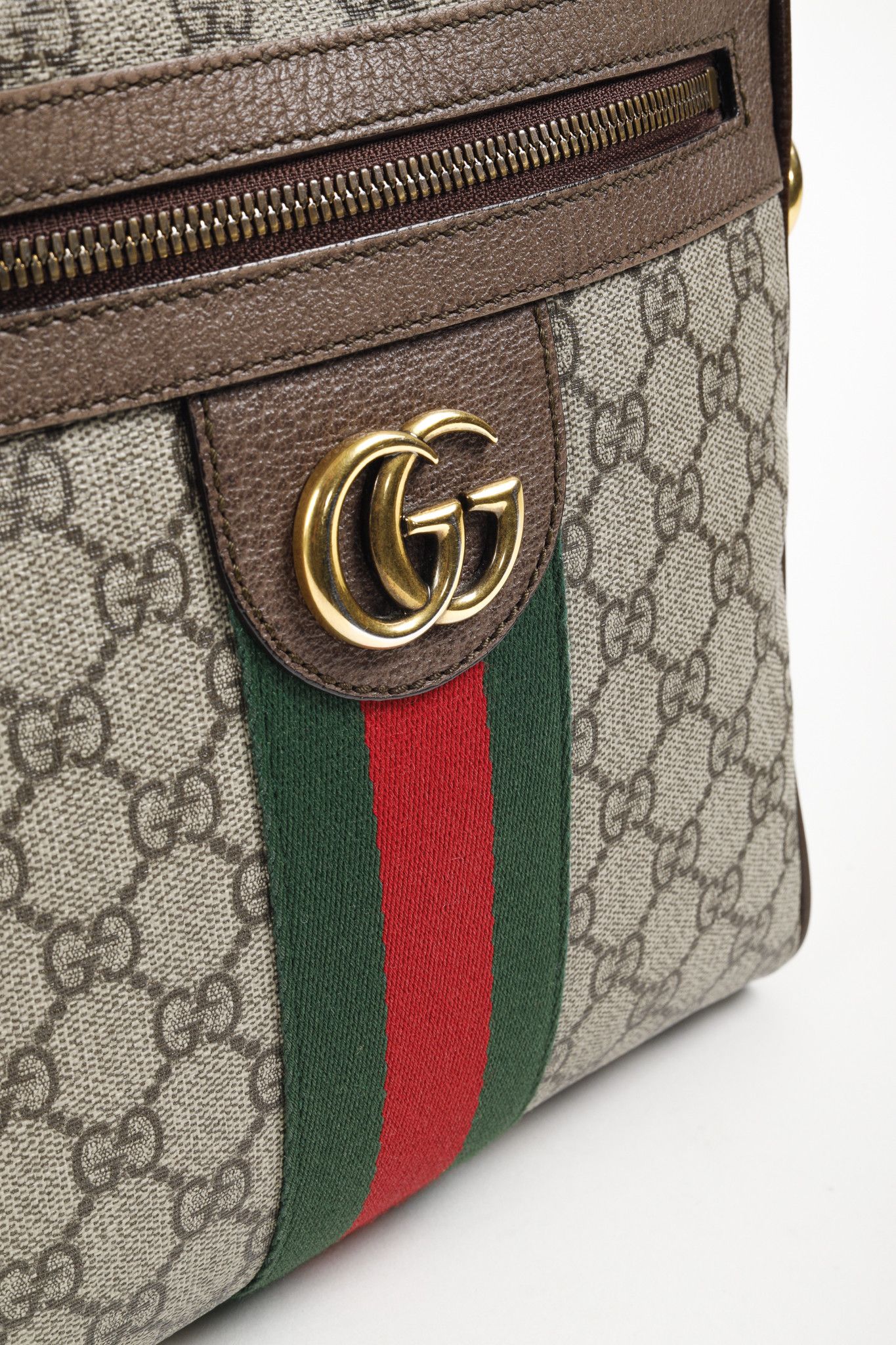 Gucci Gucci Monogram Ophidia Small Brown Crossbody Bag Size ONE SIZE - 10 Thumbnail