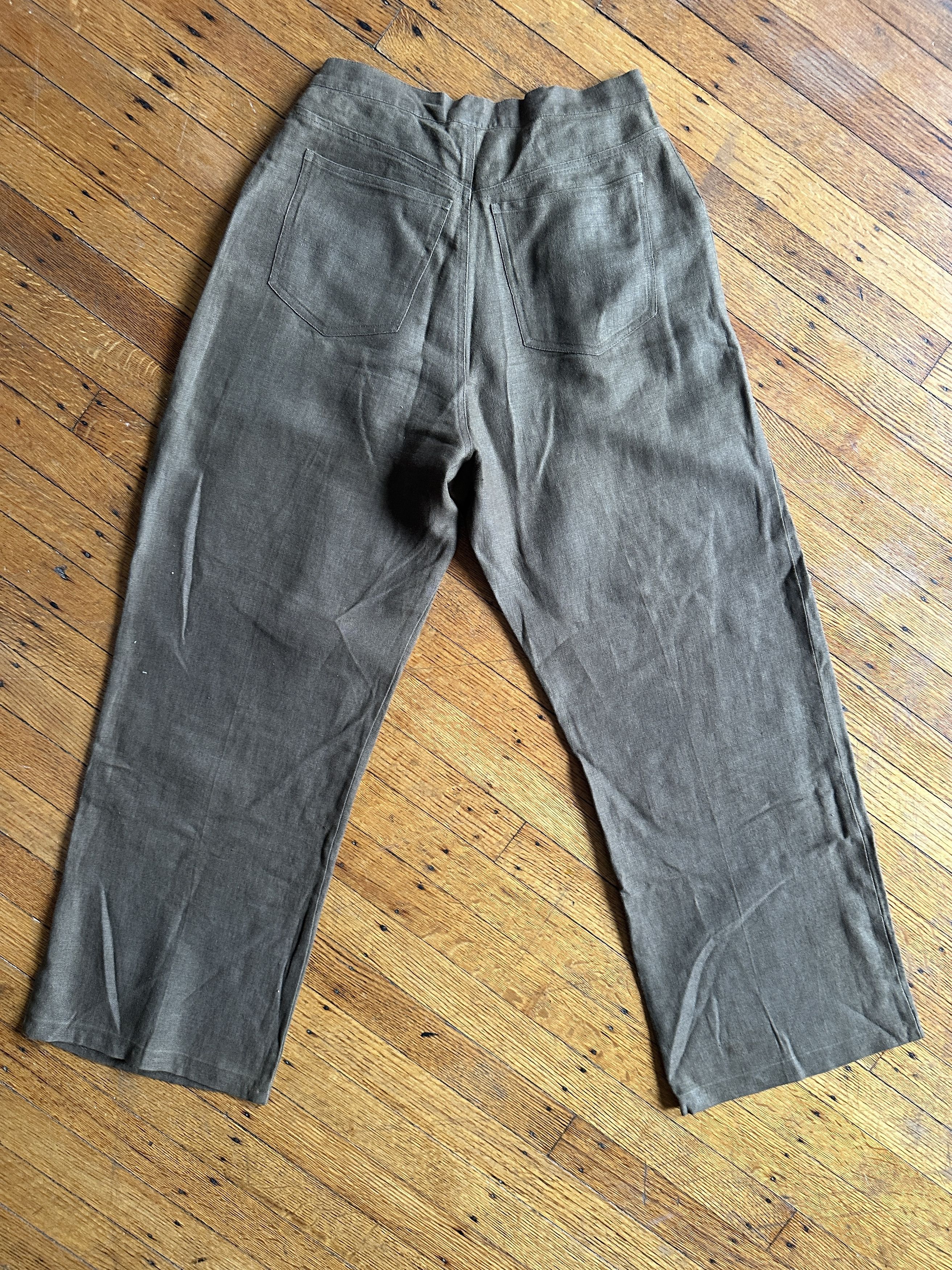Banana Republic Vintage Banana Republice wide leg linen pants wmn's sz 6 Size 26" / US 2 / IT 38 - 6 Thumbnail
