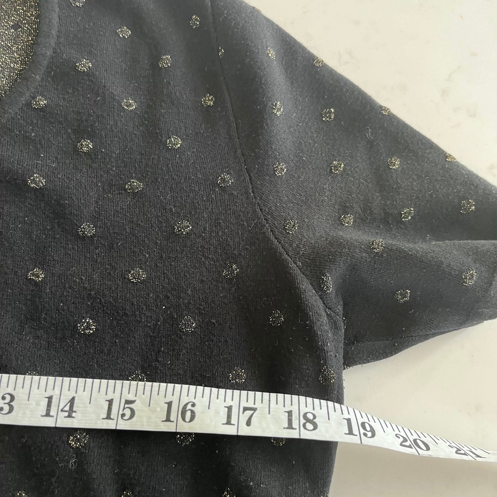 Escada Escada black gold dot knit short sleeve sweater size Large Size L / US 10 / IT 46 - 5 Thumbnail