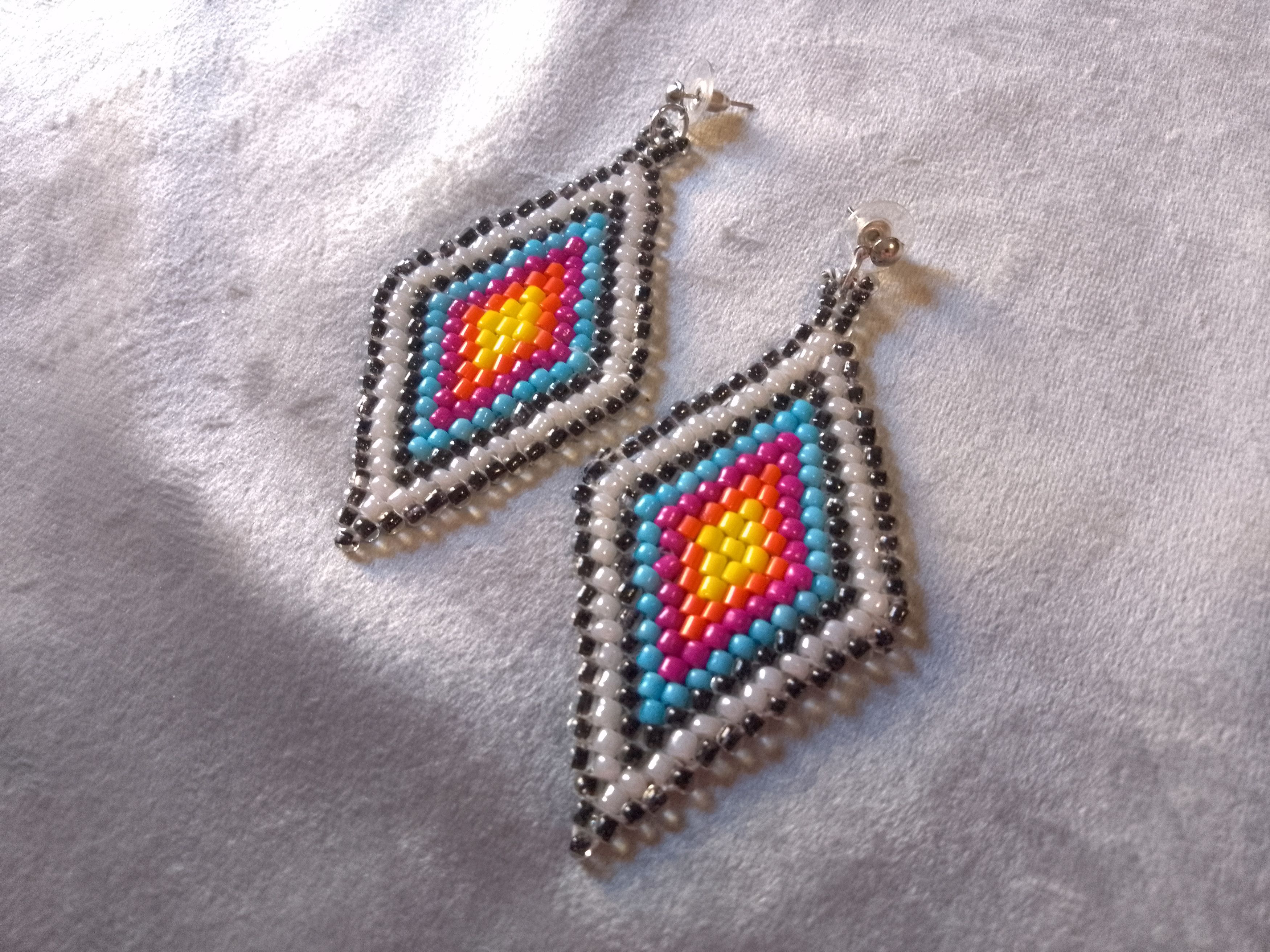 Handmade Necklace Ethnic Native American style Earrings Pendant bangs Size ONE SIZE - 3 Thumbnail