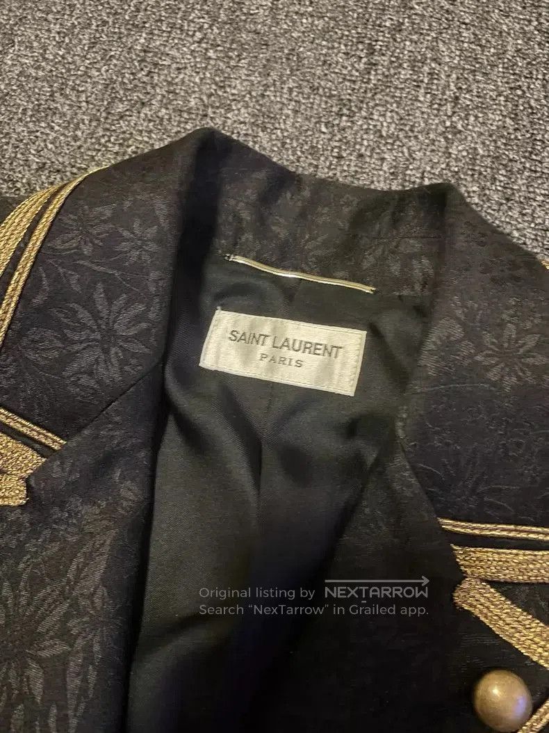 Yves Saint Laurent Saint Laurent Black Court Jacket. Size US M / EU 48-50 / 2 - 4 Thumbnail