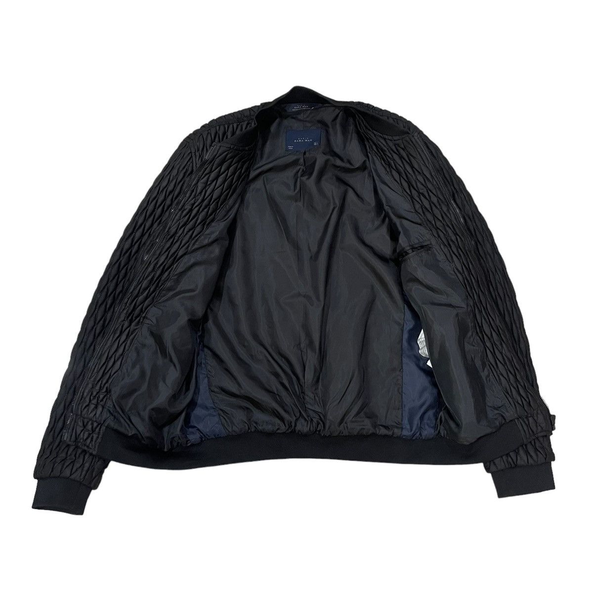 Designer × Zara Rare🔥Vintage Zara Man Bomber Jacket Size US S / EU 44-46 / 1 - 3 Thumbnail