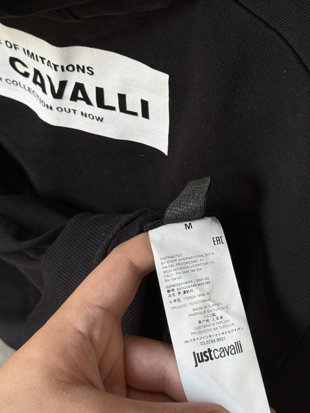 Just Cavalli Just Cavalli Hoodie vintage Y2K Size US M / EU 48-50 / 2 - 6 Thumbnail