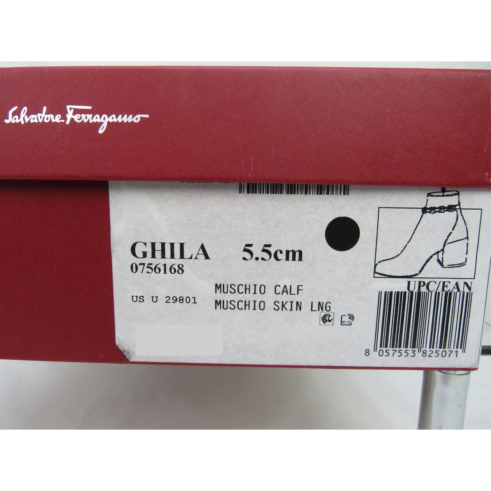Salvatore Ferragamo NEW GHILA BROWN LEATHER GANCINI CHAIN ZIP ANKLE BOOTS 6.5 C Size US 6.5 / IT 36.5 - 14 Thumbnail
