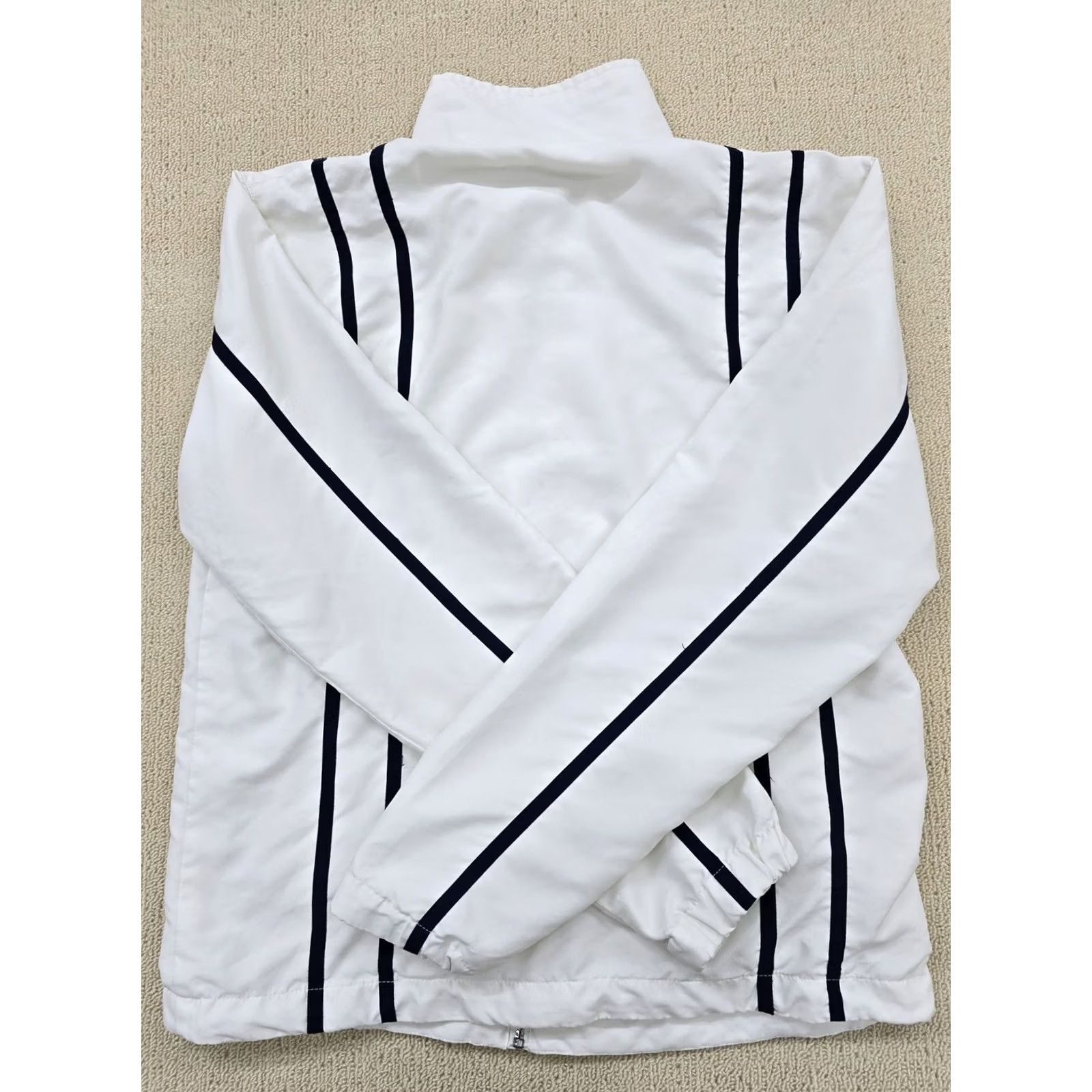 Fila Fila White Striped Track Jacket S Unisex Activewear Polyester Size US S / EU 44-46 / 1 - 2 Thumbnail