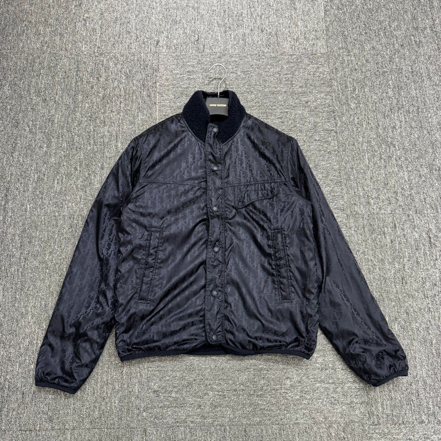Dior Black Bomber Jacket with Button Front - XS Size US XS / EU 42 / 0 - 1 Thumbnail