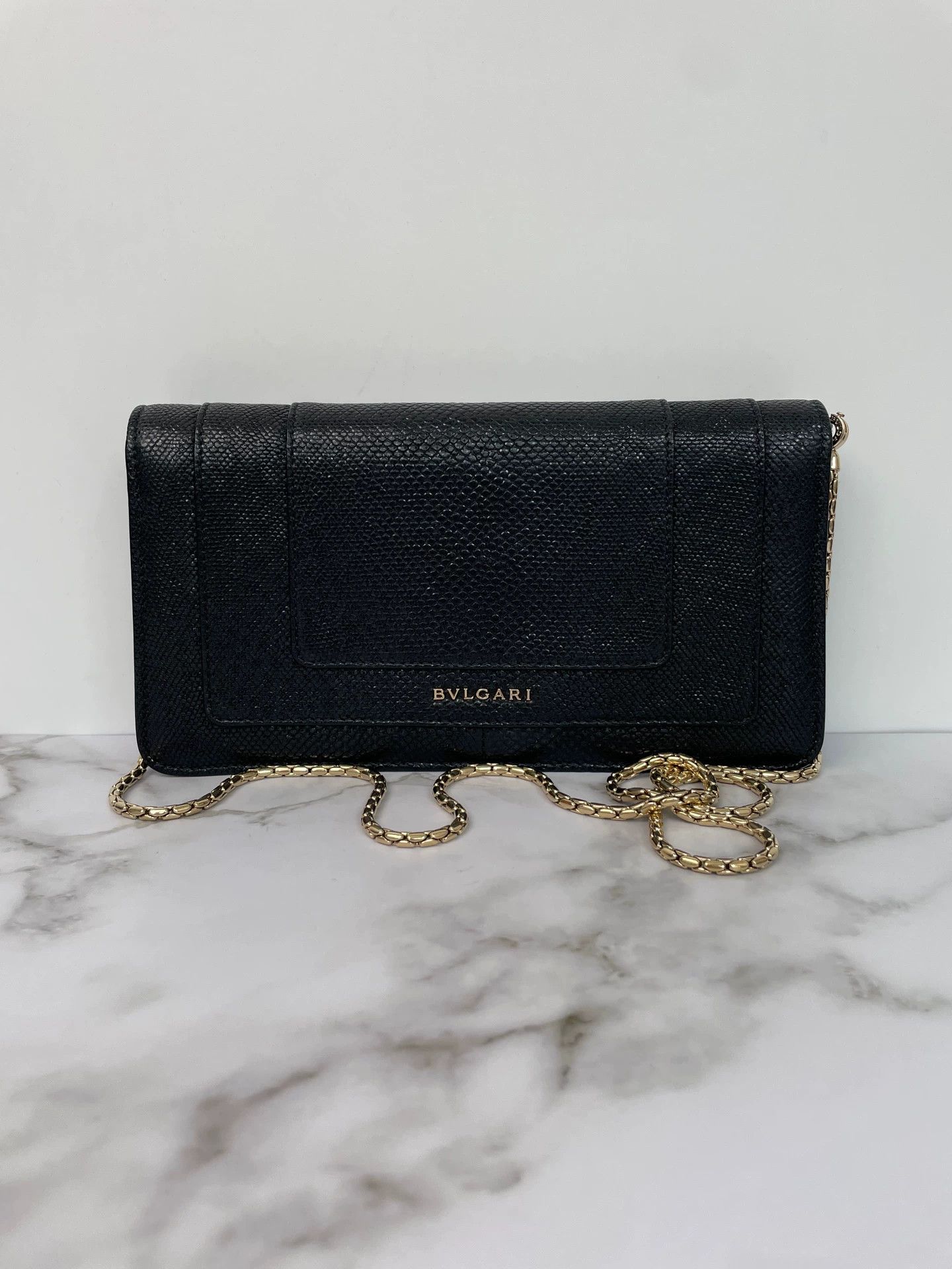 Bvlgari BVLGARI Serpenti Forever Black Snakehead Chain Bag Size ONE SIZE - 2 Thumbnail
