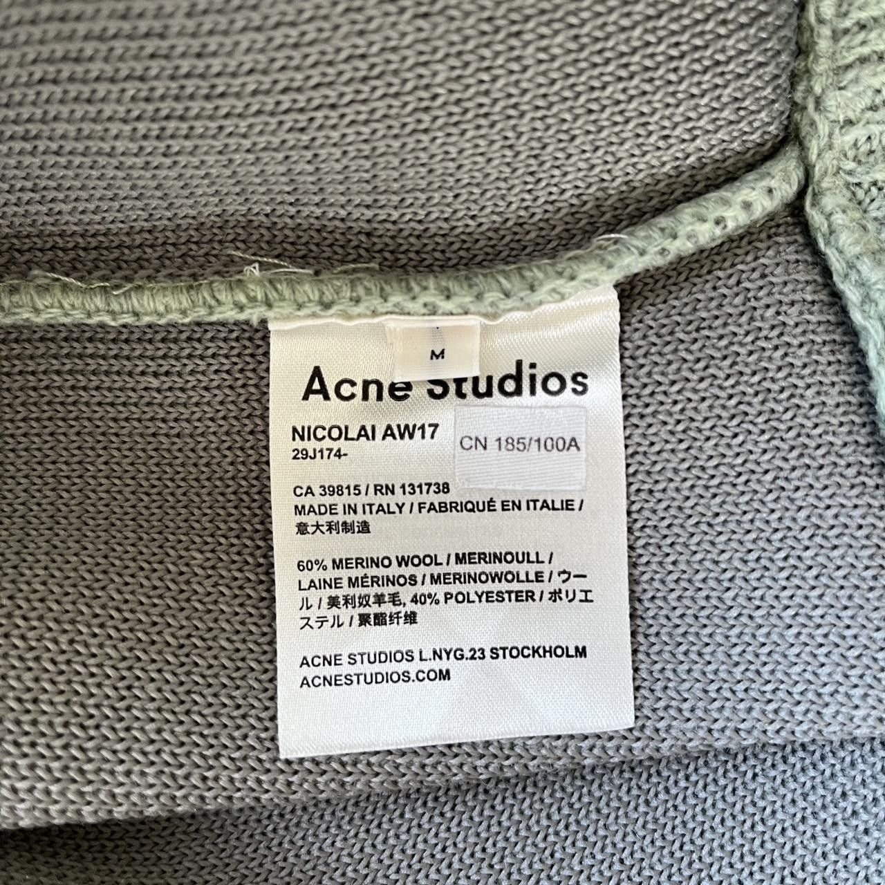 Acne Studios Acne Studios Nicolai AW17 Half-Zip Dog Embroidered Jumper Size US M / EU 48-50 / 2 - 4 Thumbnail
