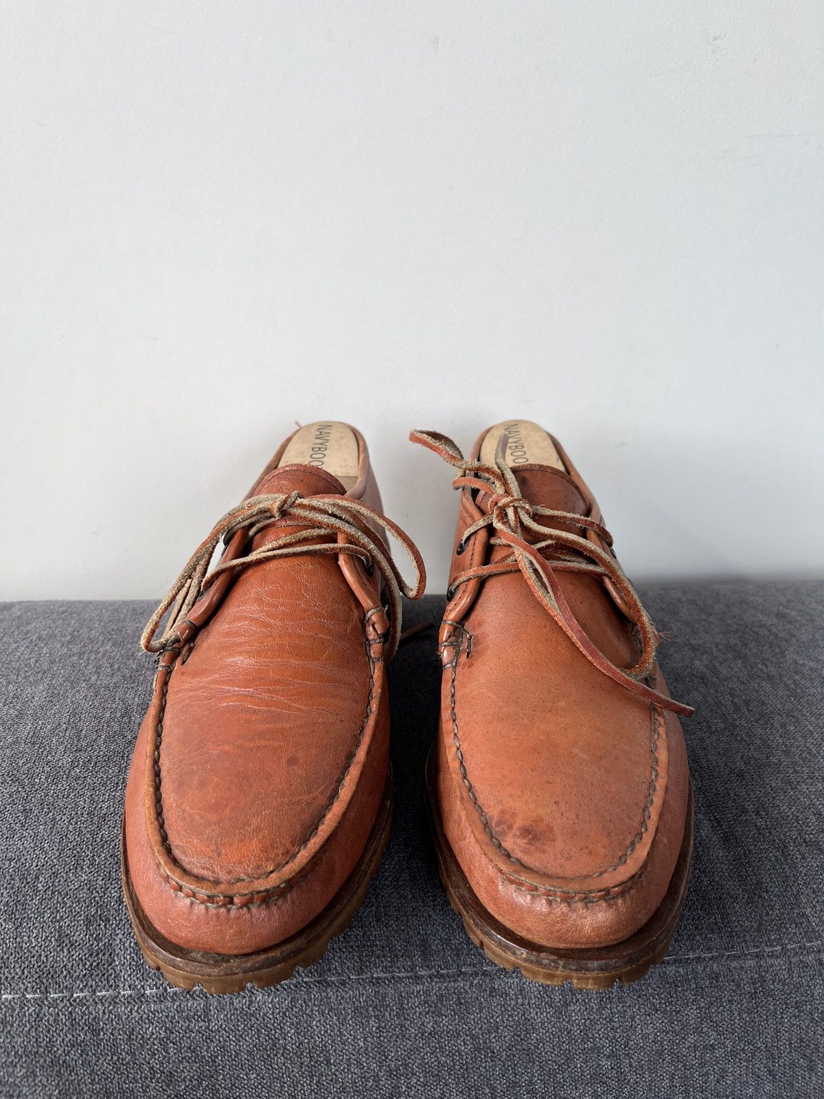 Quoddy Quoddy Handmade Leather Heritage Canoe Moccasins Boots Size US 7 / EU 40 - 4 Thumbnail