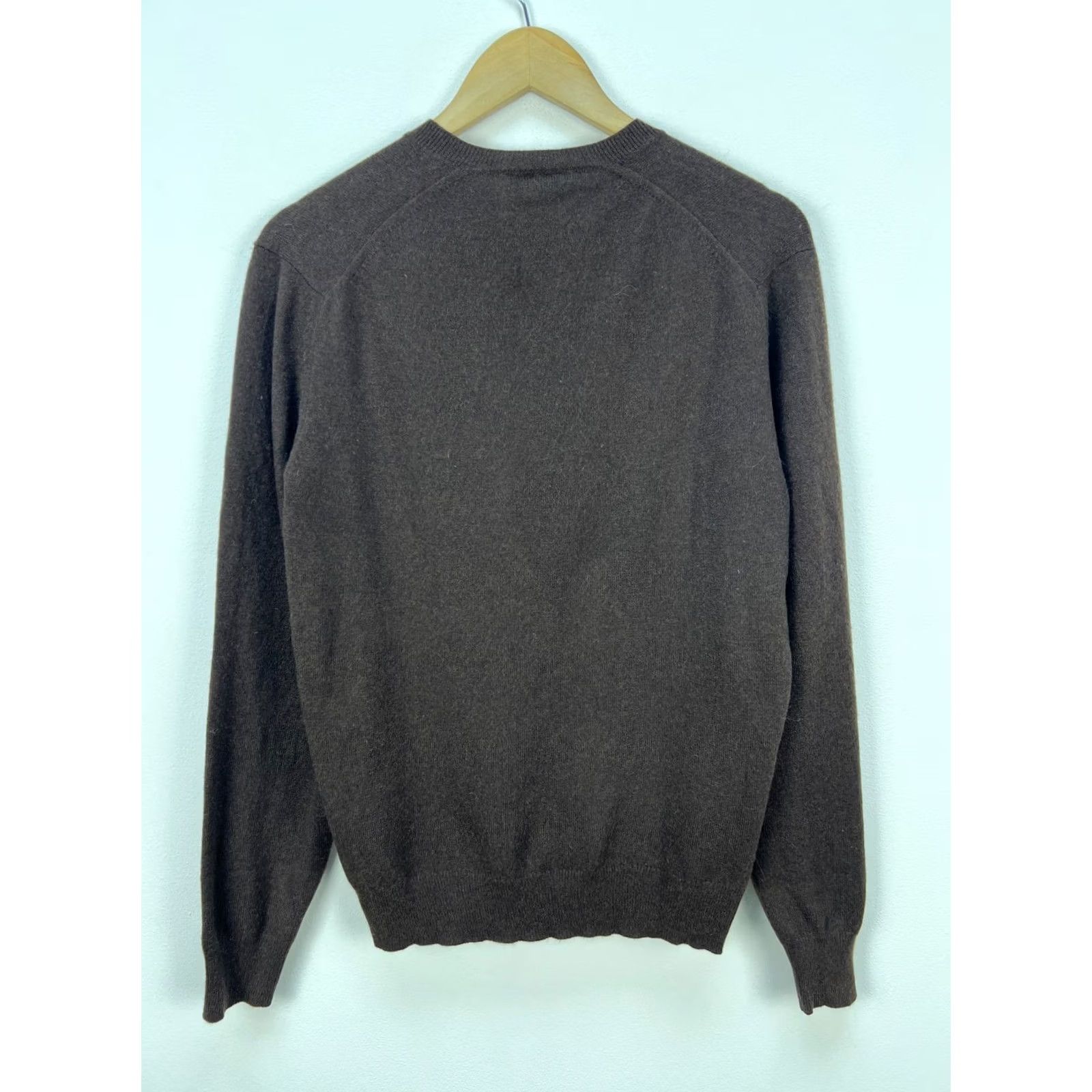 Barrie BARRIE Women 100% Pure Cashmere V-Neck Jumper Dark Brown XL Sweater Wool Knit Pullover Vintage Women’s Size XL Size XL / US 12-14 / IT 48-50 - 6 Thumbnail