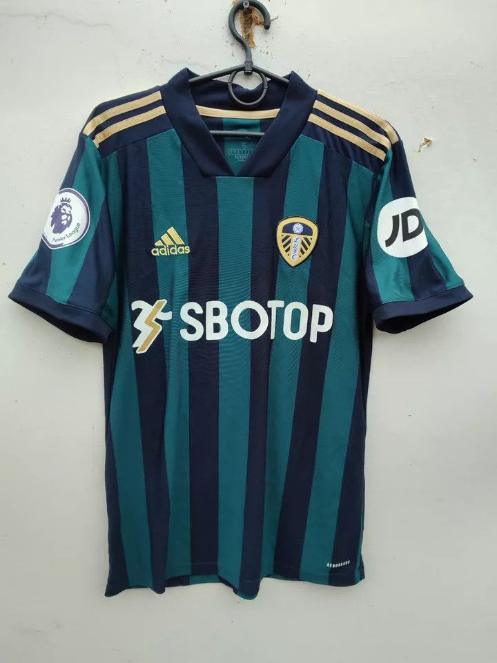 Adidas Leeds United 2020/21 away FOOTBALL Kit SHIRT SOCCER JERSEY Size US S / EU 44-46 / 1 - 14 Thumbnail