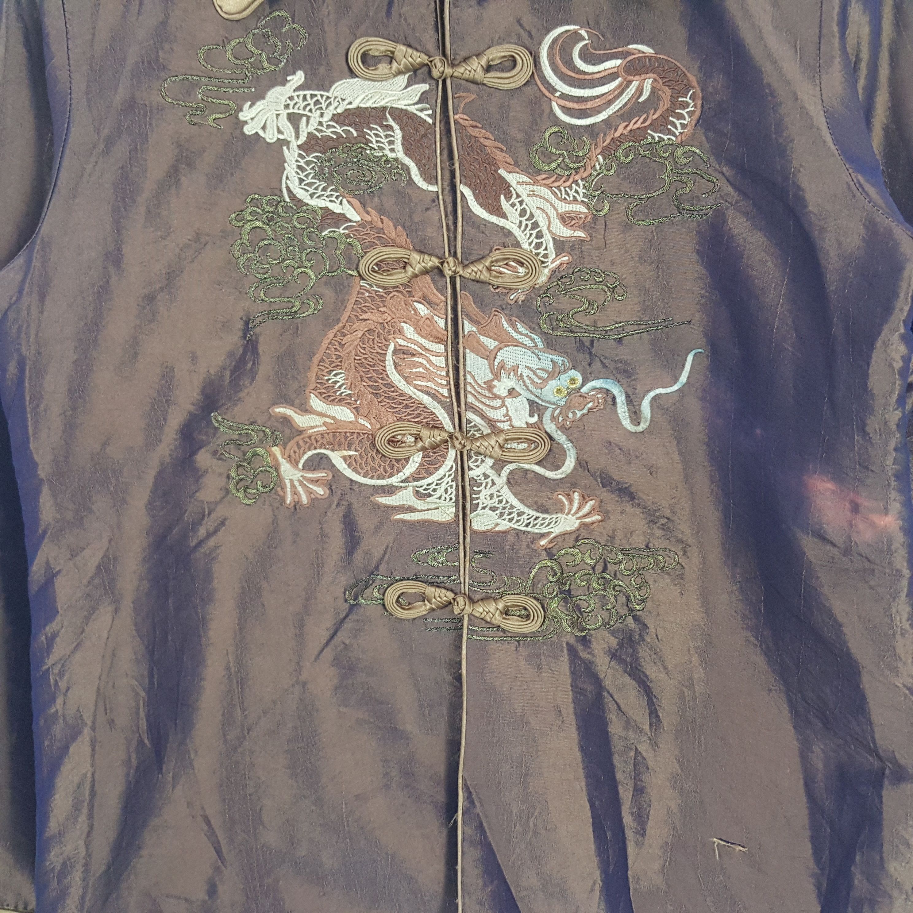Japanese Brand × Vintage Vintage Sukajan Dragon Japanese Punk Style Jacket Size US S / EU 44-46 / 1 - 2 Thumbnail