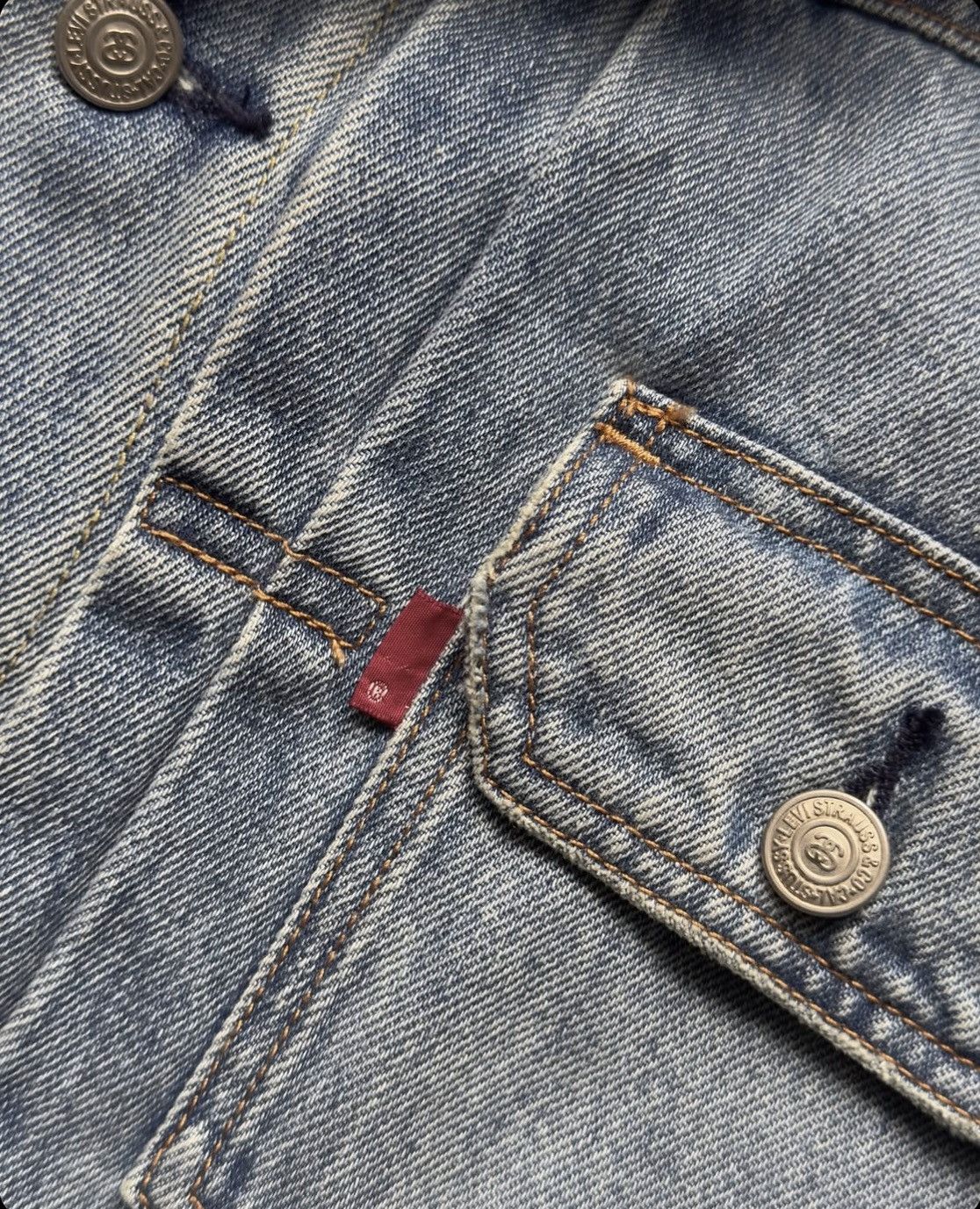 Levi's × Stussy Stussy x Levis palad trucker jacket Size US M / EU 48-50 / 2 - 4 Thumbnail