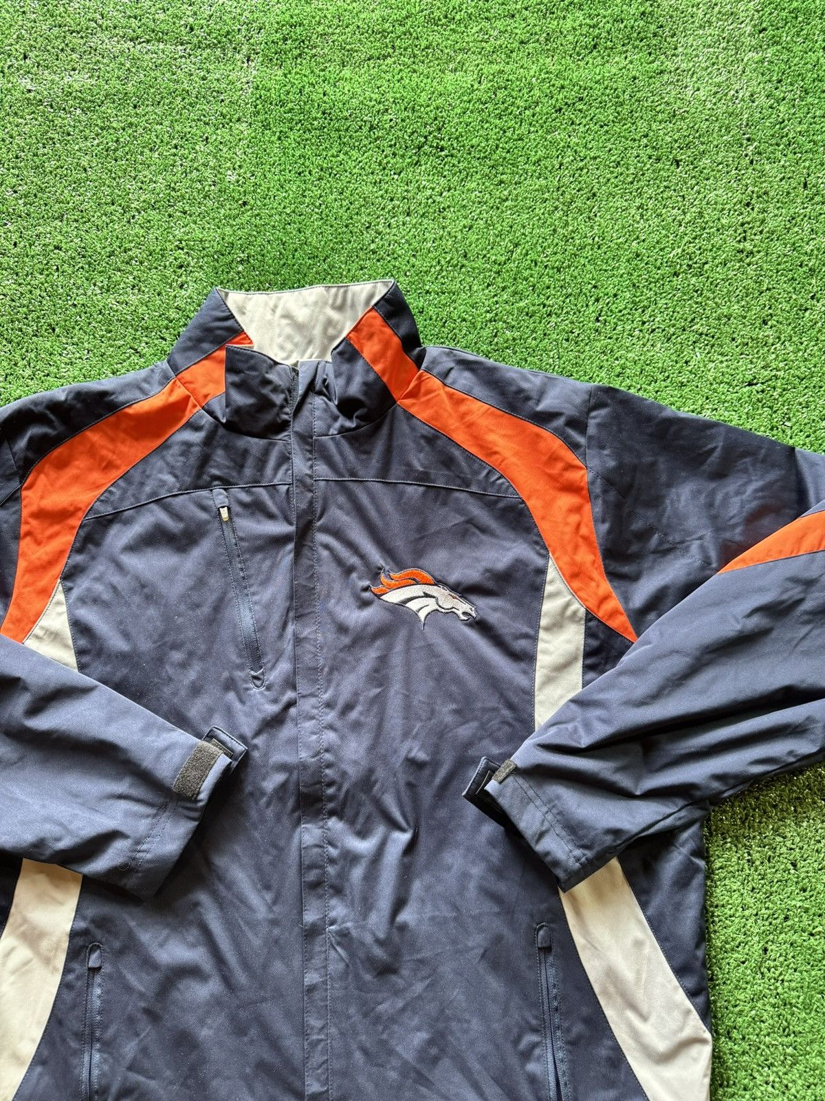 Antigua × Vintage Broncos NFL Jacket Men’s L – Antigua Windbreaker VTG Size US L / EU 52-54 / 3 - 3 Thumbnail