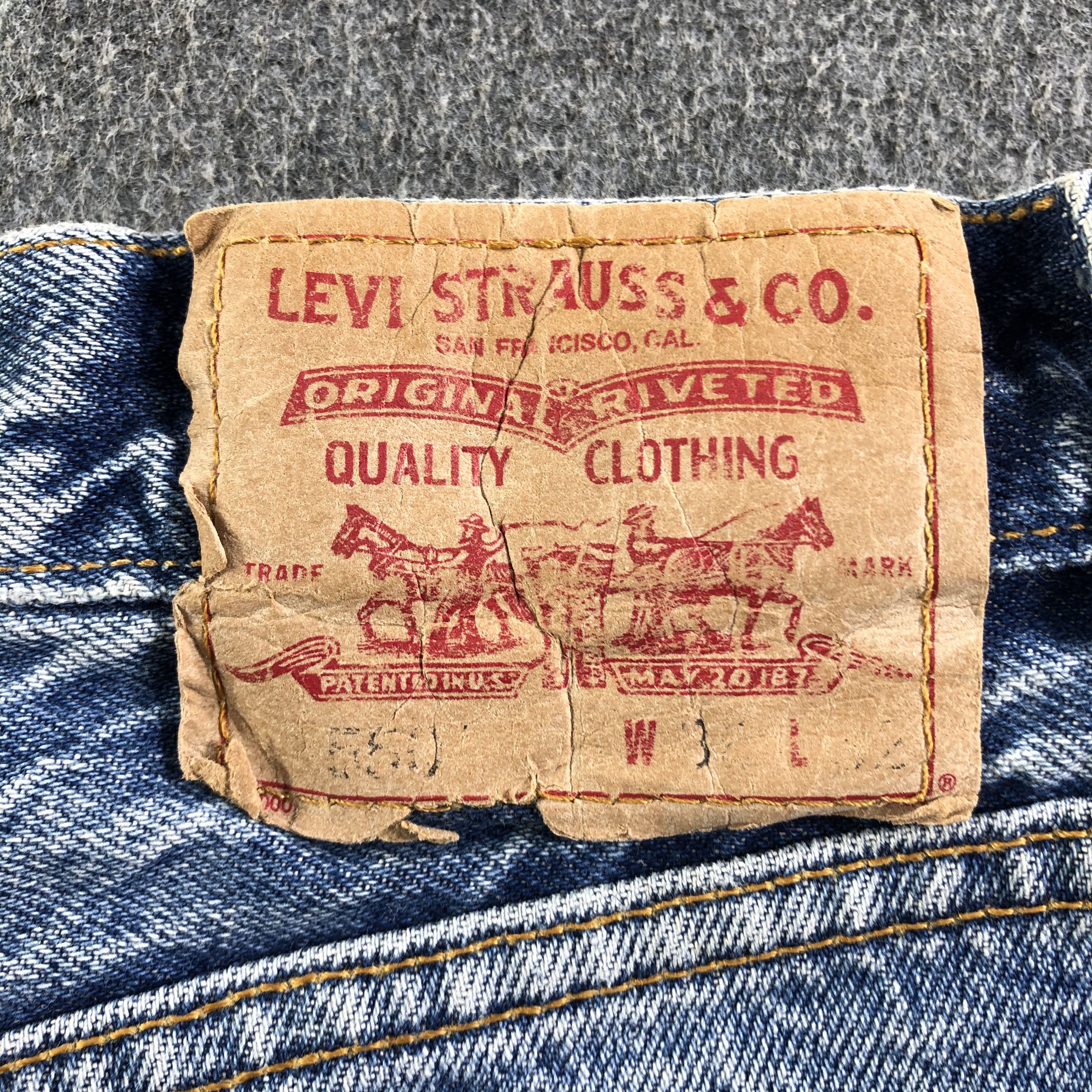 Levi's Vintage Blue Wash Levis 550 Jeans-J3201 Size US 36 / EU 52 - 5 Thumbnail