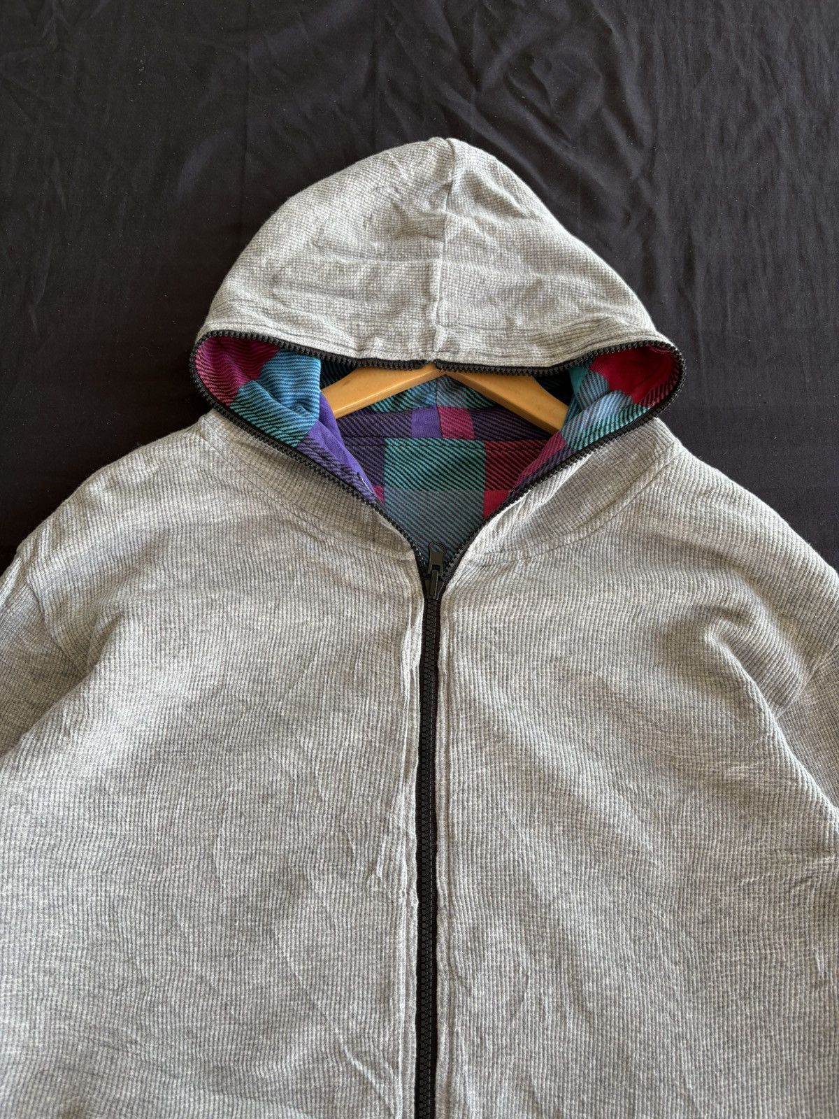 Japanese Brand M25QUARED Reversible Full Zip Hood Punk Y2K Style Size US L / EU 52-54 / 3 - 5 Thumbnail