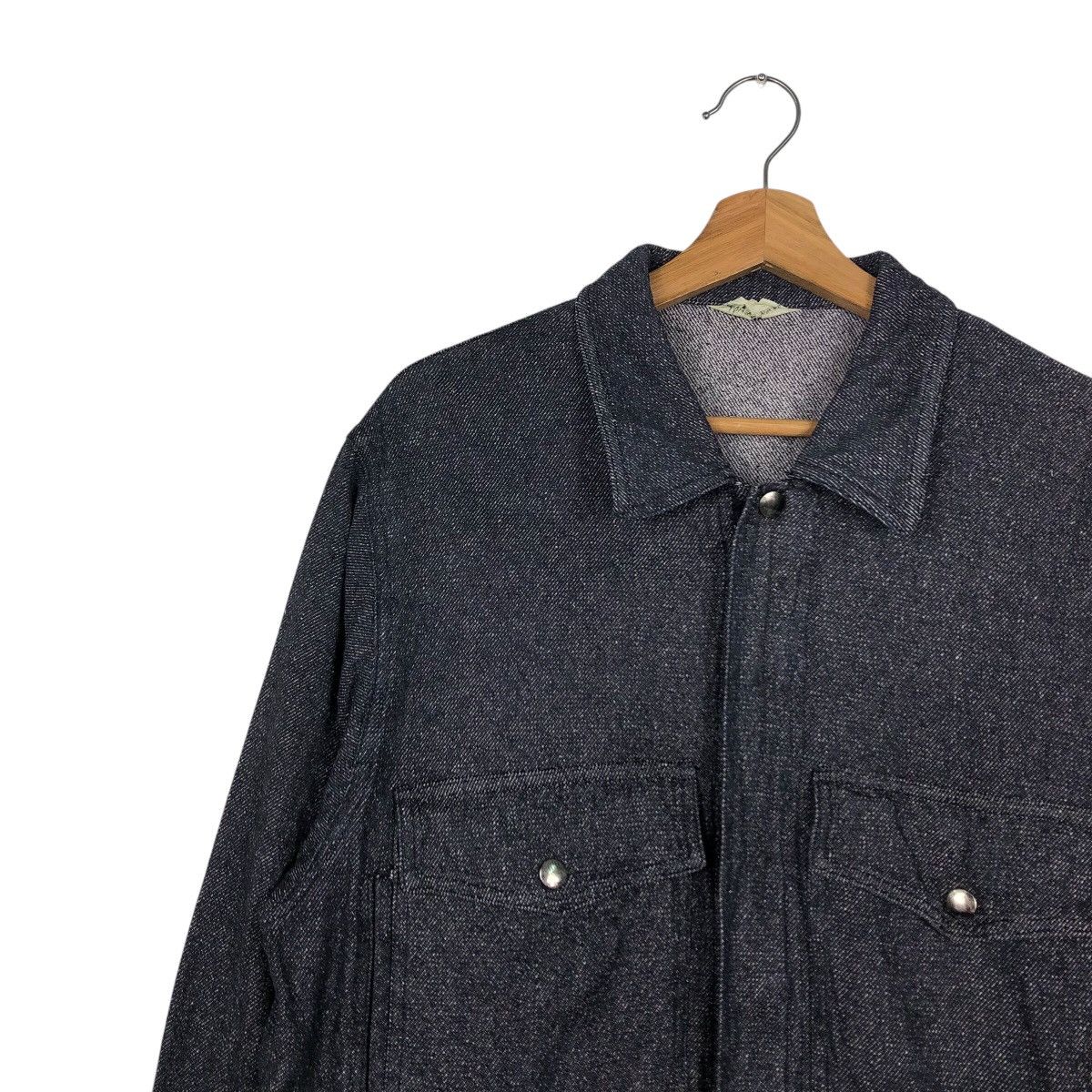 Japanese Brand 📌Vintage Denim Bomber Jacket Mige Parso Issey Miyake Size US M / EU 48-50 / 2 - 8 Thumbnail