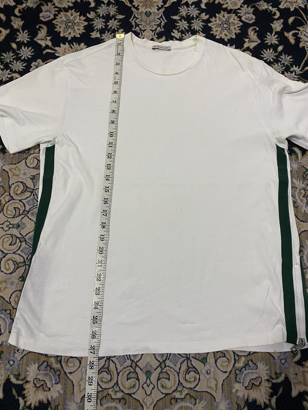 Moncler Moncler tee green stripe Size US M / EU 48-50 / 2 - 14 Thumbnail