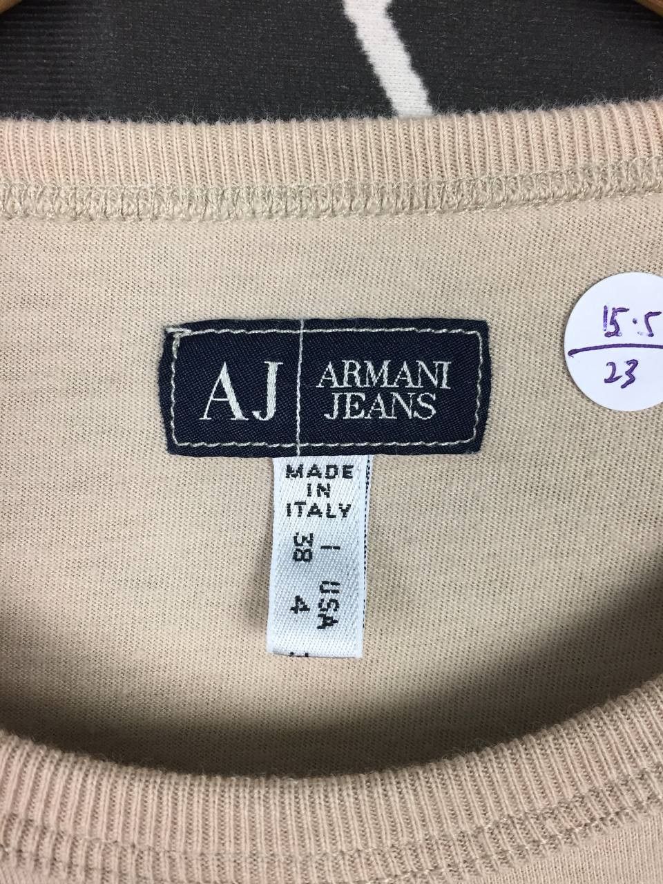 Armani Exchange Armani Jeans AJ Spell Out Logo Made In Italy Tee Size S / US 4 / IT 40 - 9 Thumbnail