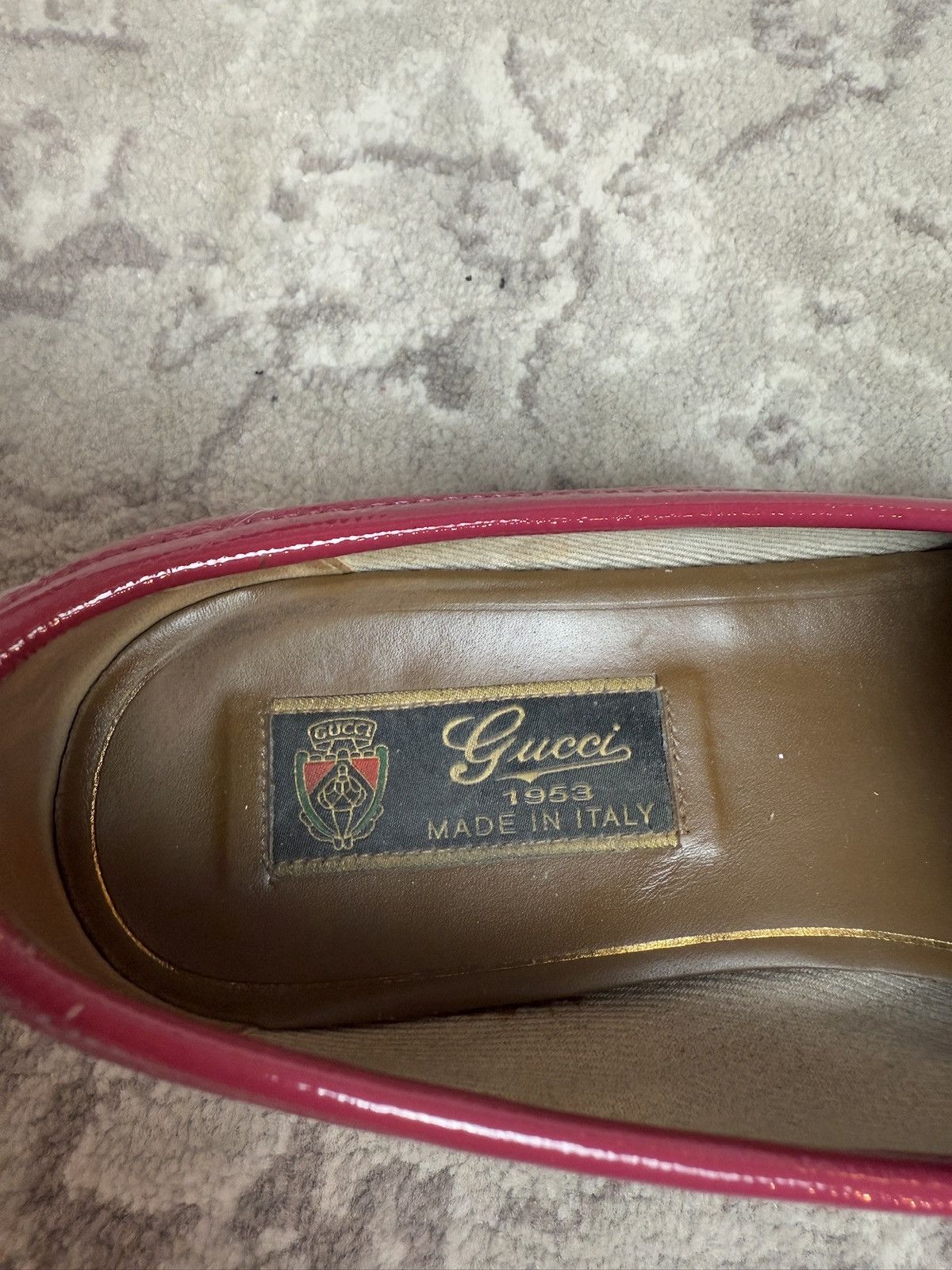 Designer × Gucci × Vintage Vintage 90s Gucci leather loafers flats shoes US7 luxury y2k Size US 7 / IT 37 - 10 Thumbnail