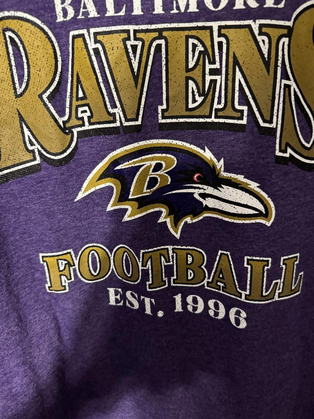 Other Baltimore Ravens Football Purple S/S tee shirt Men size XXL Size ONE SIZE - 3 Thumbnail