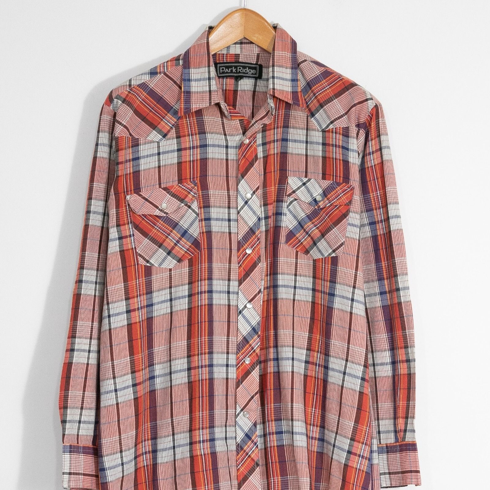 Vintage Vintage Plaid Western Pearl Snap Button Up Shirt XL Western Size US XL / EU 56 / 4 - 2 Thumbnail