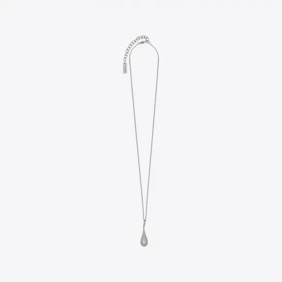 Saint Laurent Paris o1bcso1str1224 Size: OS/Drop Charm Necklace in Silver Size ONE SIZE - 1 Preview