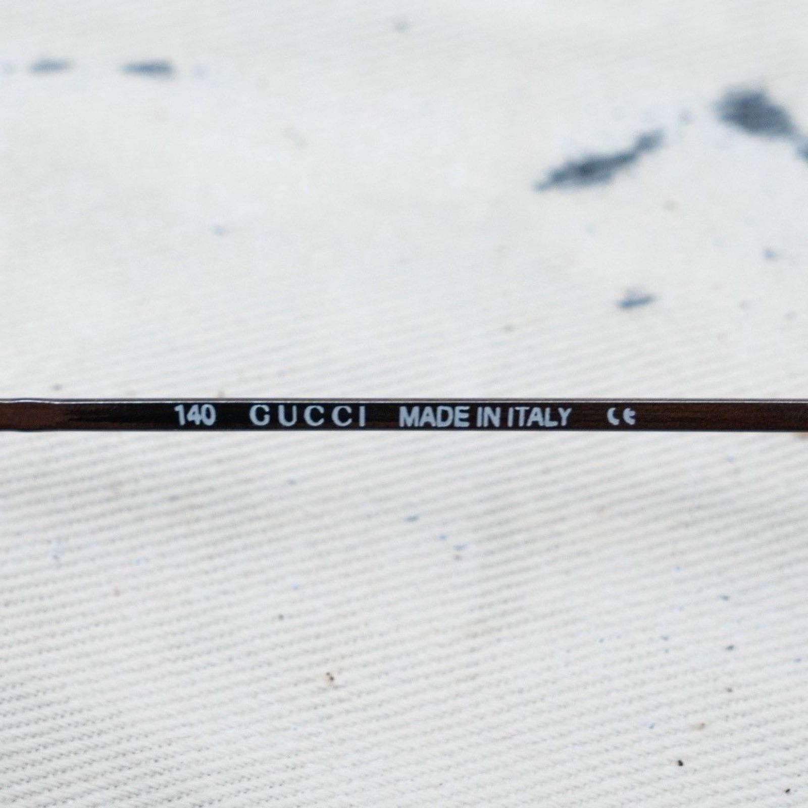 Gucci × Vintage Vintage gucci silver logo round gradient aviator sunglasses Size ONE SIZE - 5 Thumbnail