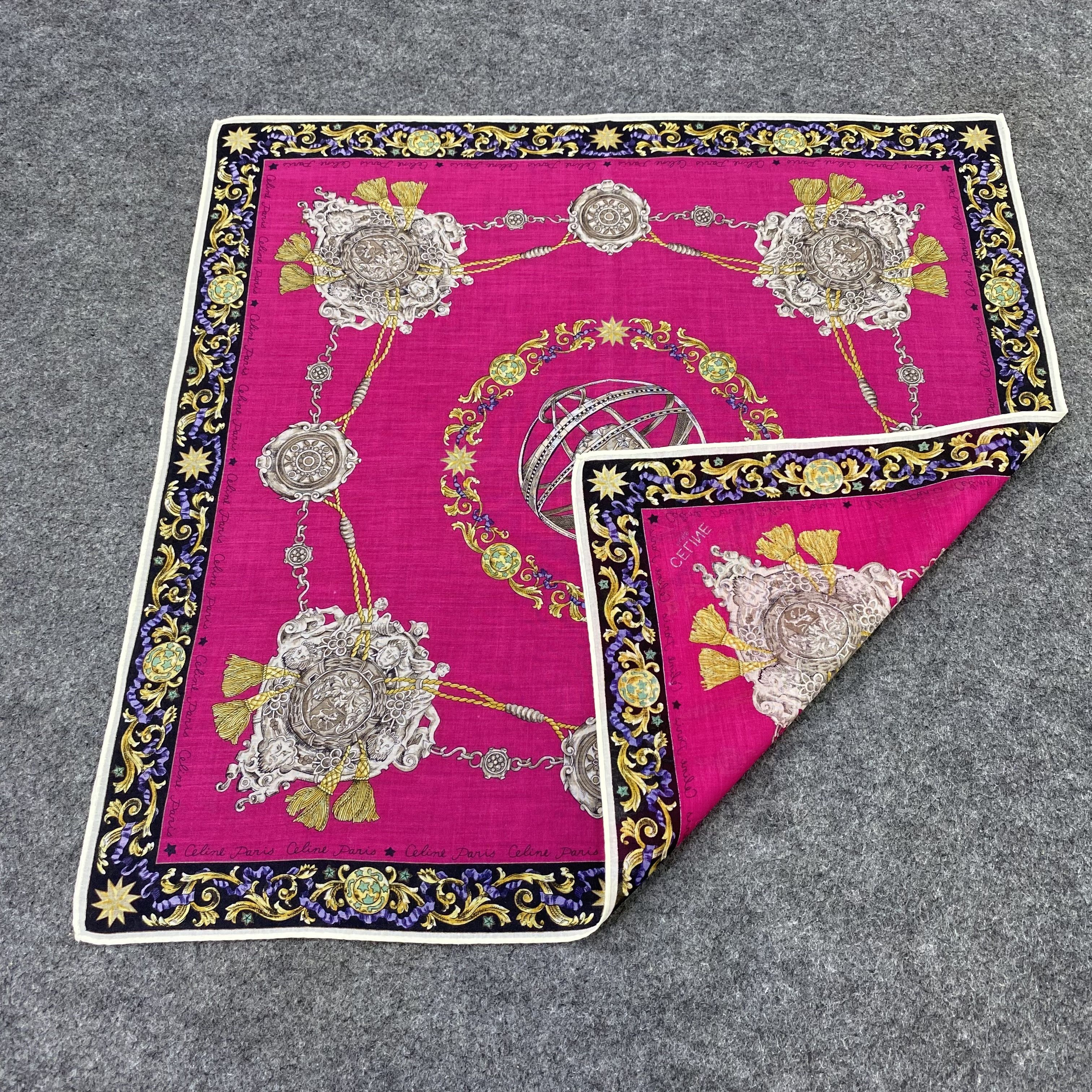 Celine Celine Handkerchief / Bandana / Neckerchief-B2095 Size ONE SIZE - 5 Thumbnail