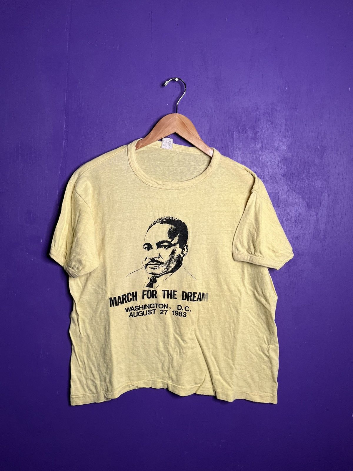 Vintage 1983 March for the dream Washington DC t-shirt