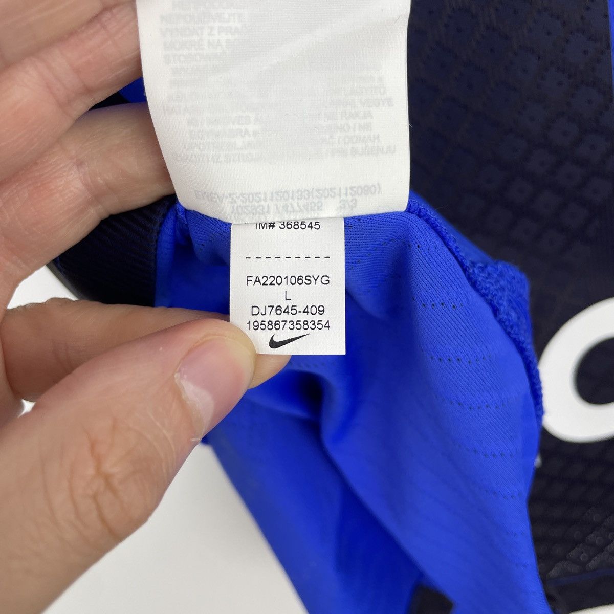 Nike Inter Milan Authentic Nike Dri-Fit ADV Home Jersey 2022/2023 Size US L / EU 52-54 / 3 - 13 Thumbnail