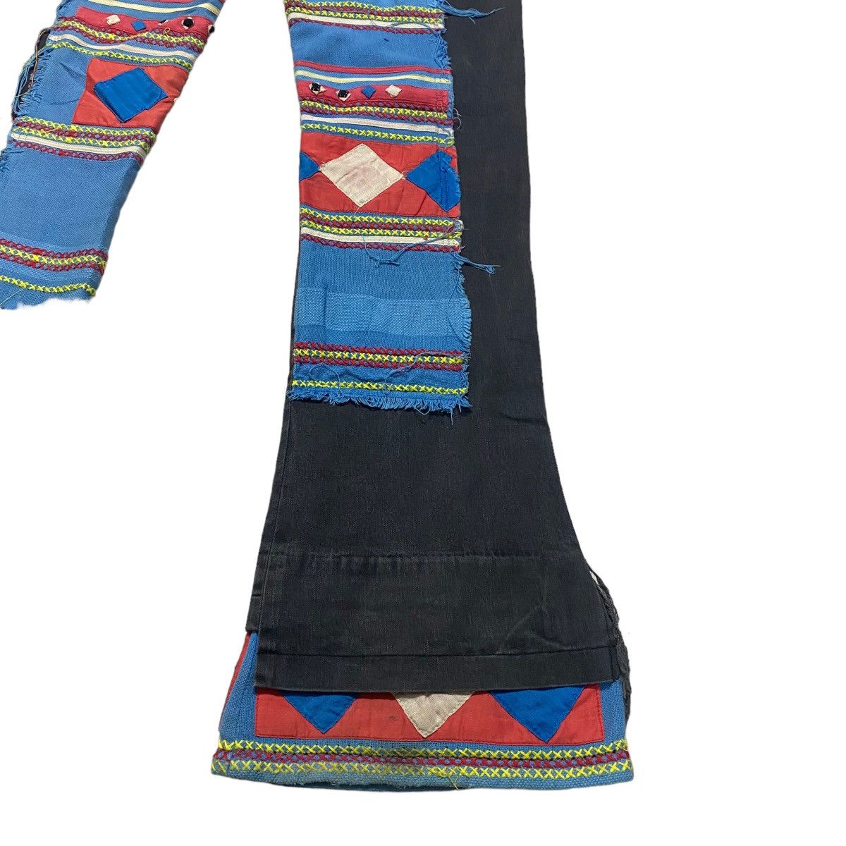 Undercover SS03 Undercover Scab Ethnic Patchwork Flare Pants Size US 29 - 17 Thumbnail