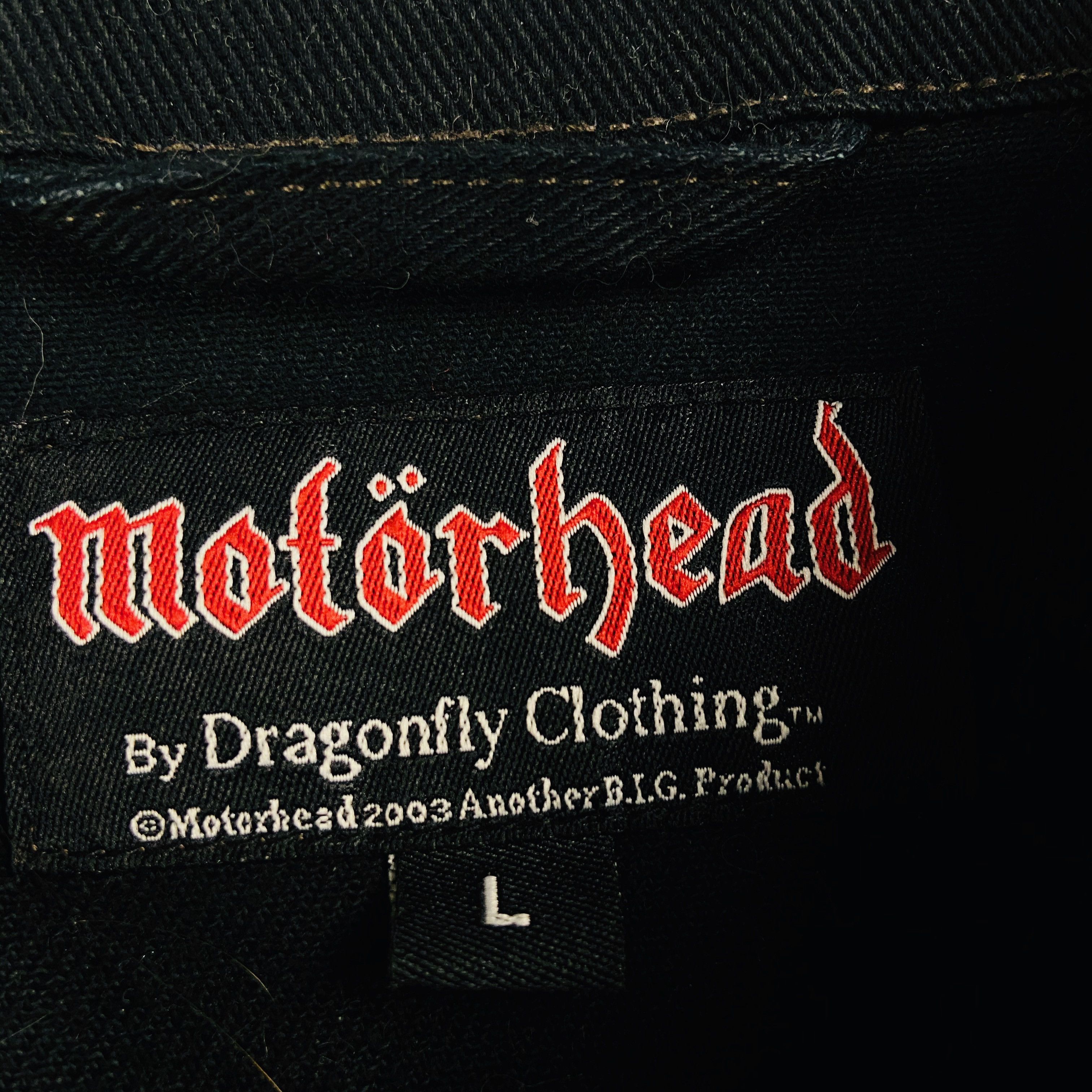 Vintage 2003s MOTORHEAD EXTRA RARE DENIM JACKET - № 2128 Size US L / EU 52-54 / 3 - 13 Thumbnail