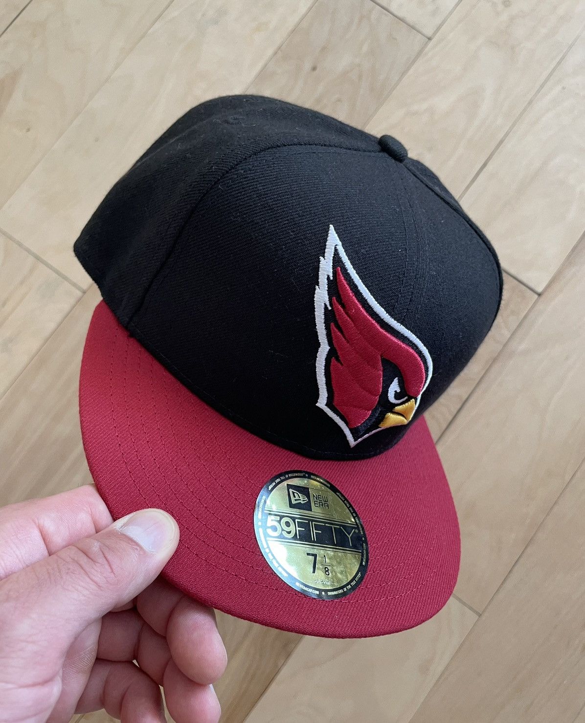 New Era 🔥 Cardinals Fitted 7 1/8 with vintage log patch Size ONE SIZE - 2 Thumbnail