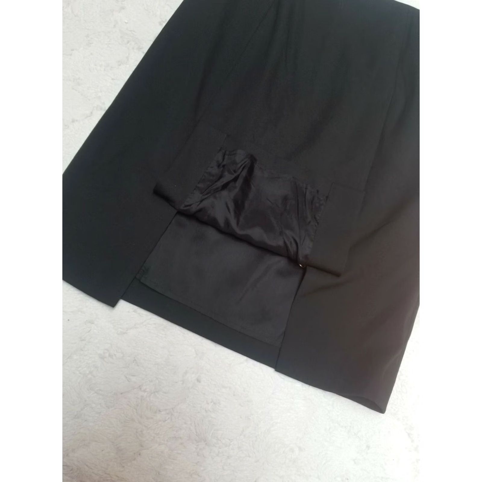 Ralph Lauren Lauren Ralph Lauren Womens Skirt Black Size 4 Pencil Sailor Button Front 25" Straight & Pencil Womens Skirt Top Quality Black 4 Size 27" / US 4 / IT 40 - 7 Thumbnail