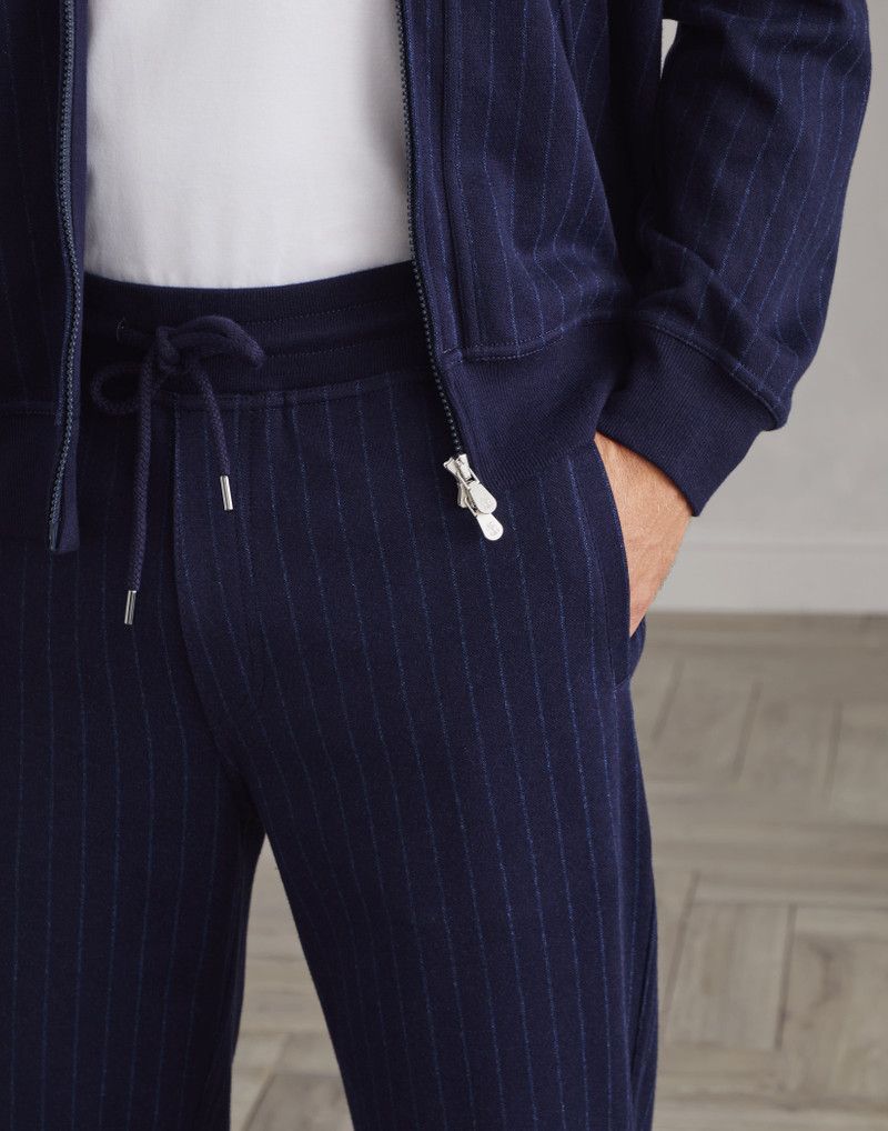 Brunello Cucinelli o1w1db10326 Pant in Medium Blue Size US 28 / EU 44 - 4 Thumbnail