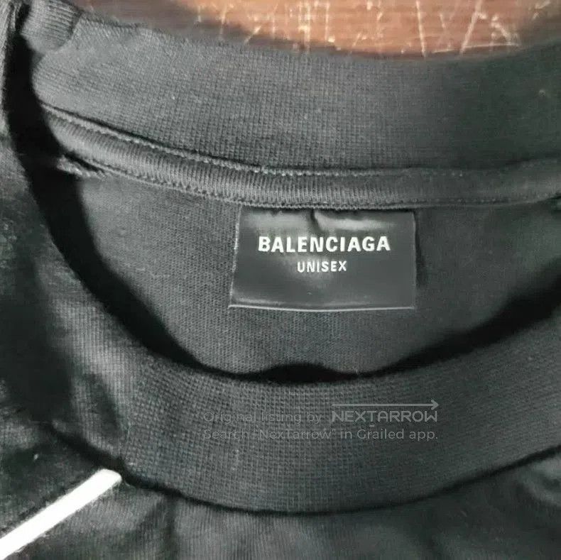 Balenciaga Balenciaga Logo Print Crewneck Casual T-Shirt. Size US XL / EU 56 / 4 - 3 Thumbnail