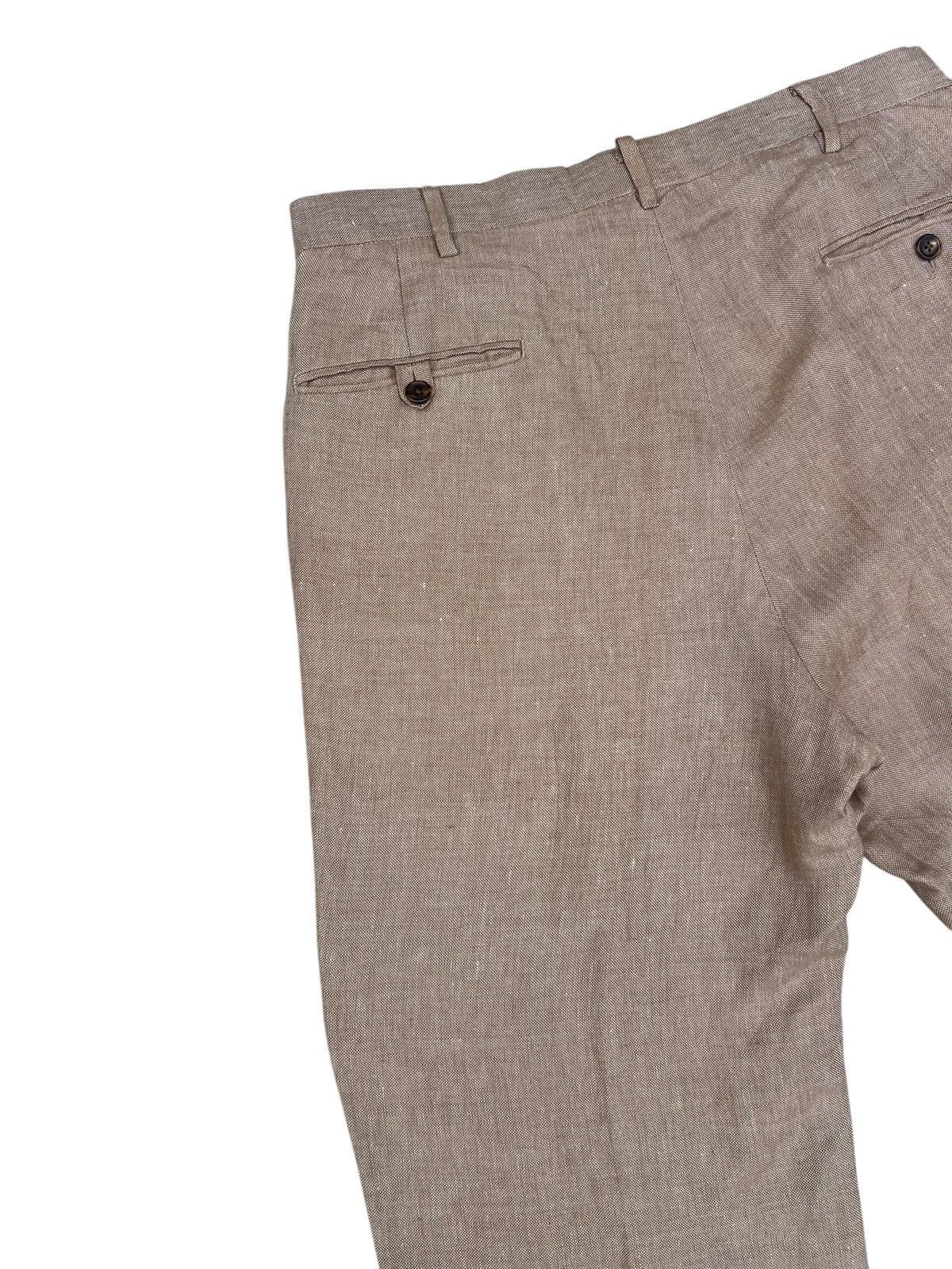 Polo Ralph Lauren Vintage 90s Polo by Ralph Lauren 100% Linen Trouser Pant Size US 33 - 13 Thumbnail