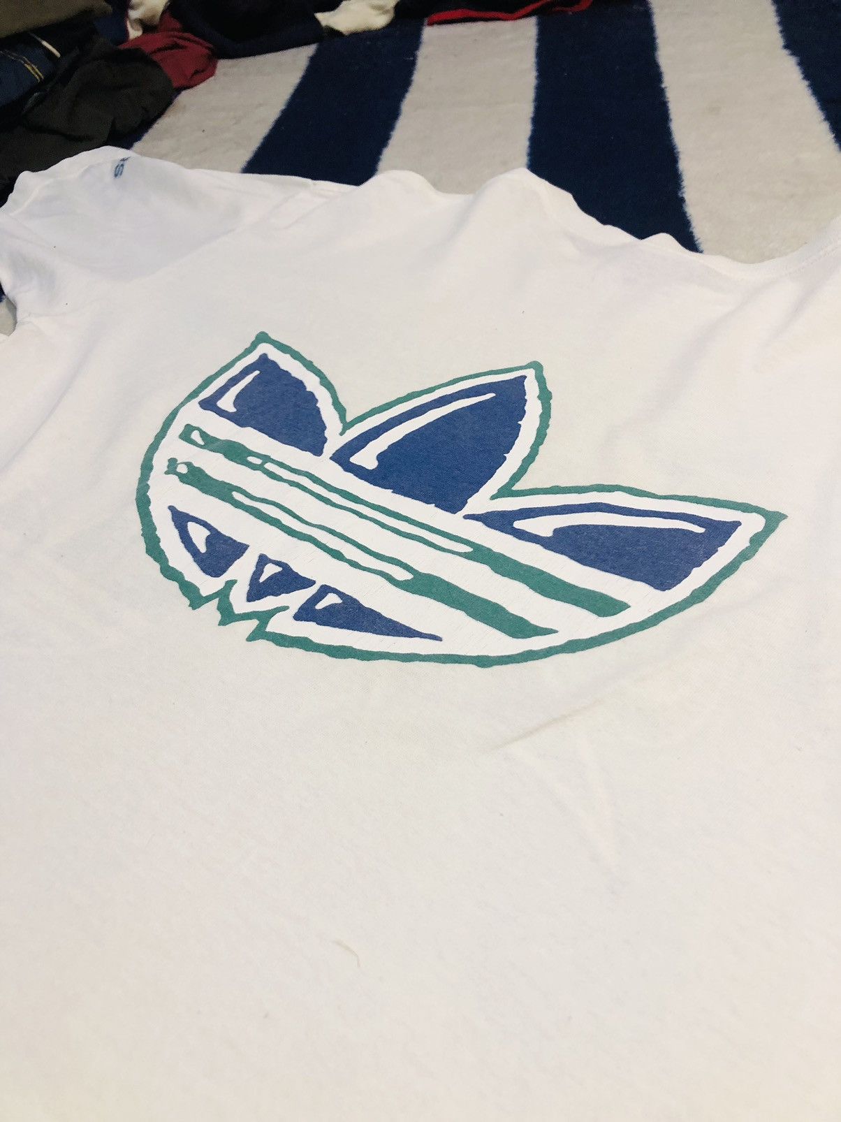 Adidas × Vintage Adidas Vintage T-shirt (2) Size US L / EU 52-54 / 3 - 7 Thumbnail