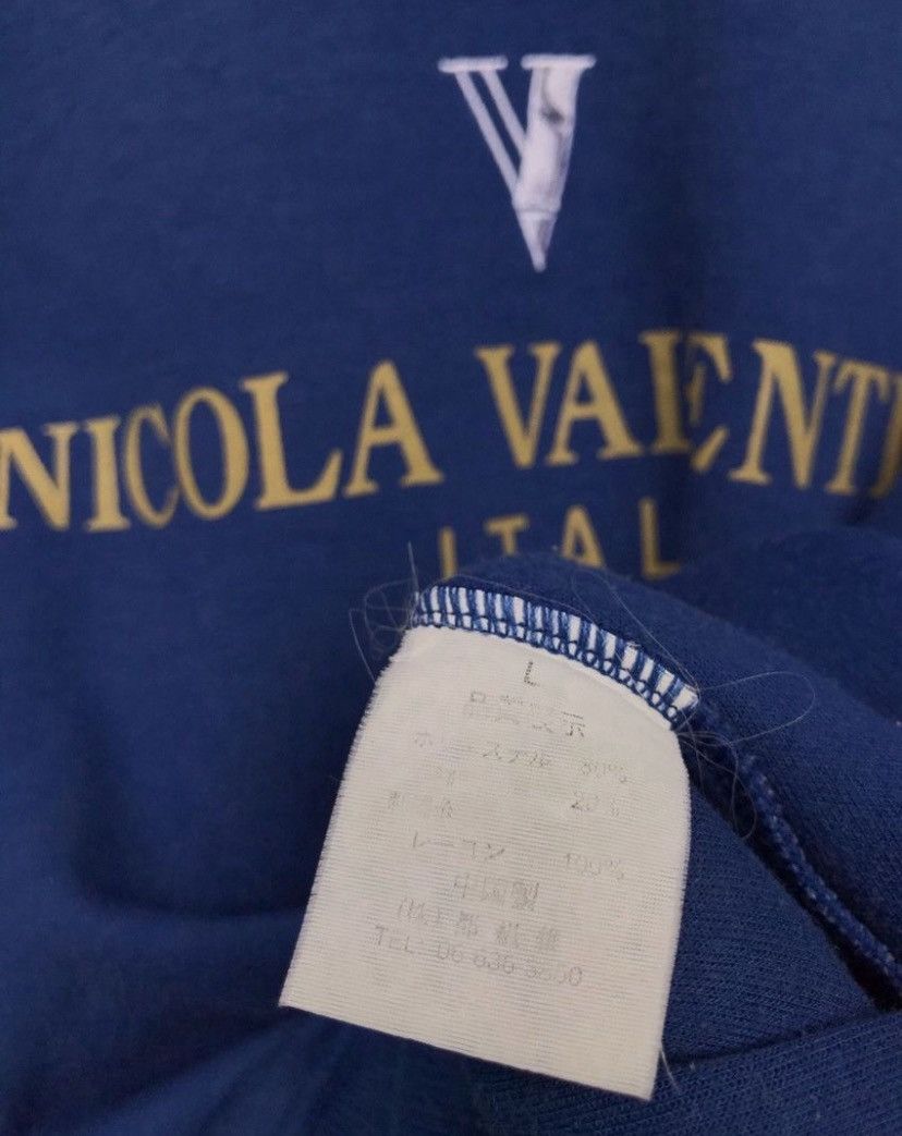 Valentino Vintage Nicola Valentino Spellout Logo Navy Sweatshirt Size US M / EU 48-50 / 2 - 6 Thumbnail