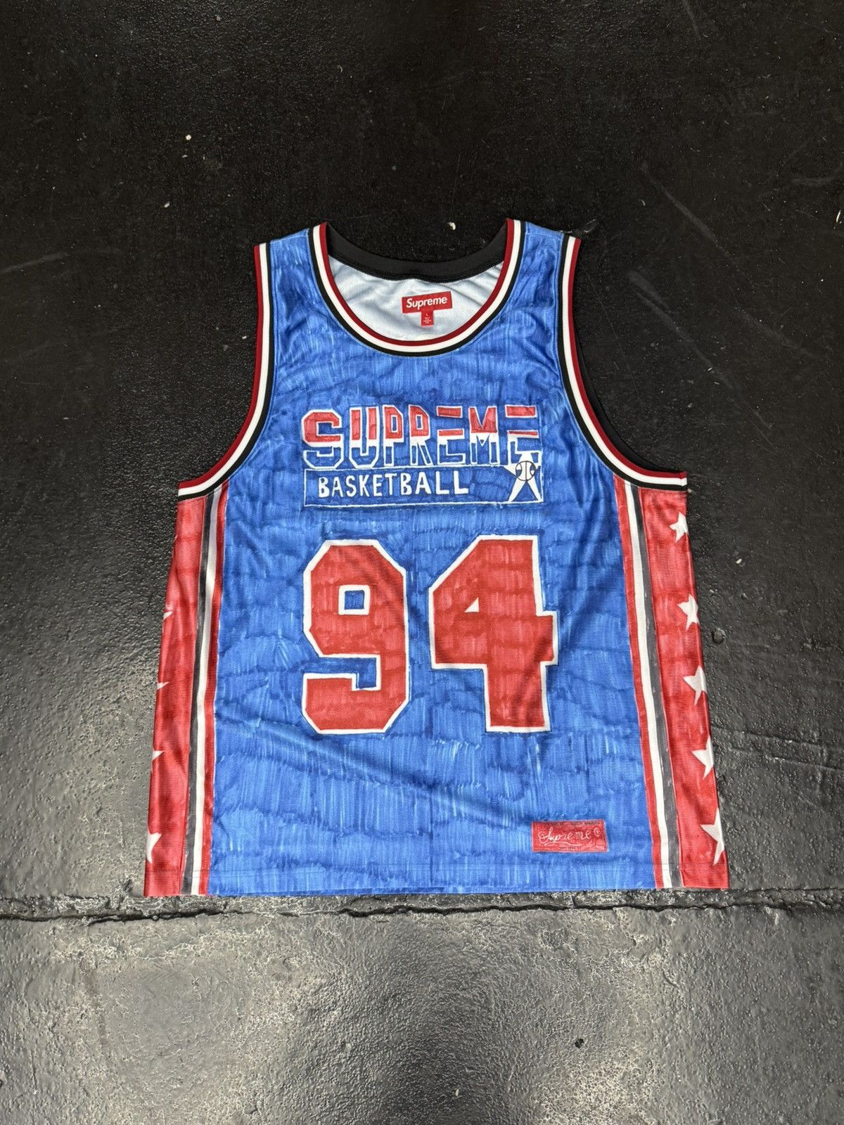 Supreme Supreme Basketball Jersey Size US L / EU 52-54 / 3 - 1 Thumbnail